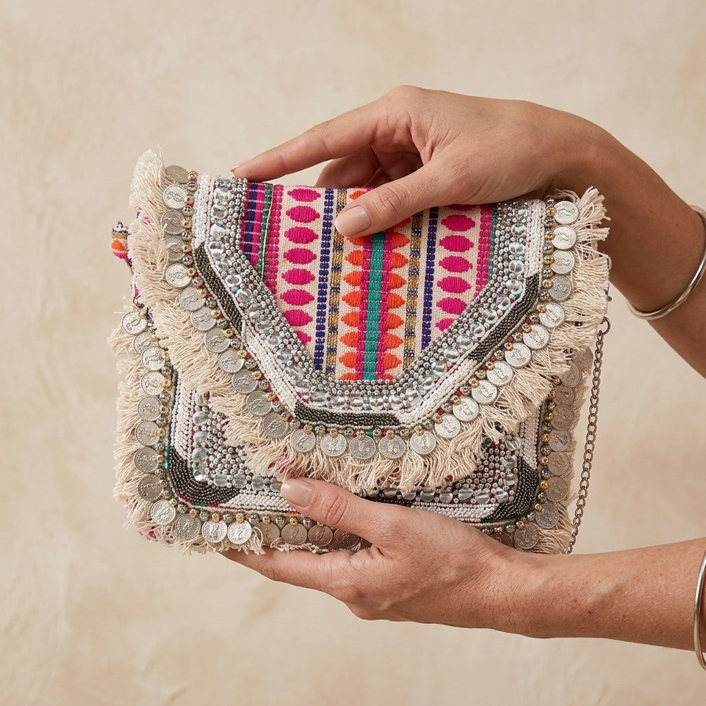 Asmi — Canvas Banjara Boho Bag