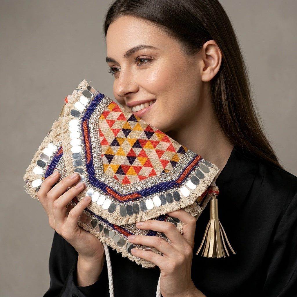 Riddhi — Canvas Banjara Boho Bag