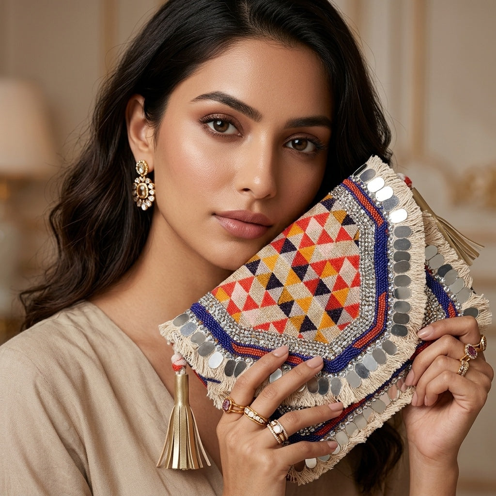 Riddhi — Canvas Banjara Boho Bag