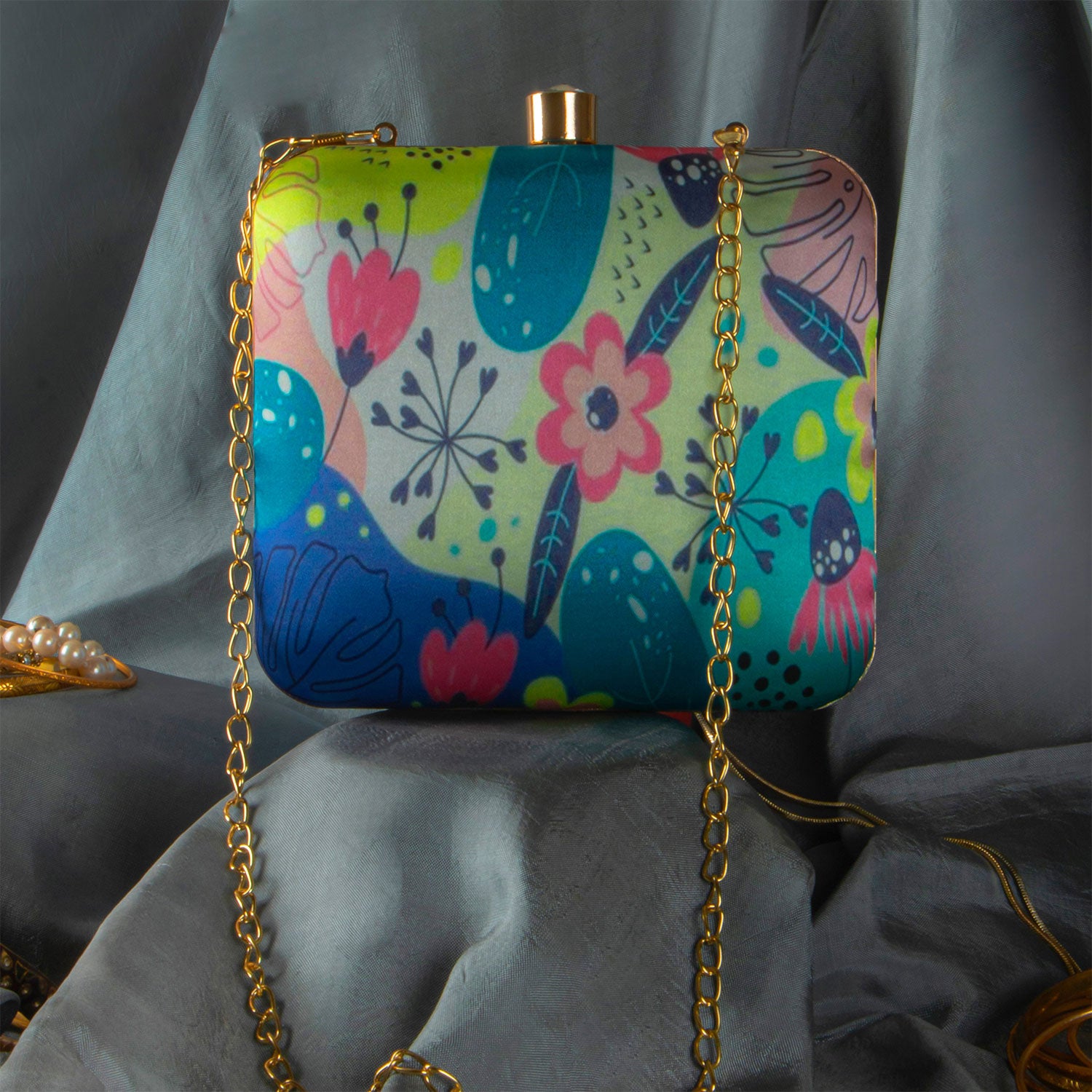 Swisni Printed Clutches - SWIS-419 - Creative View