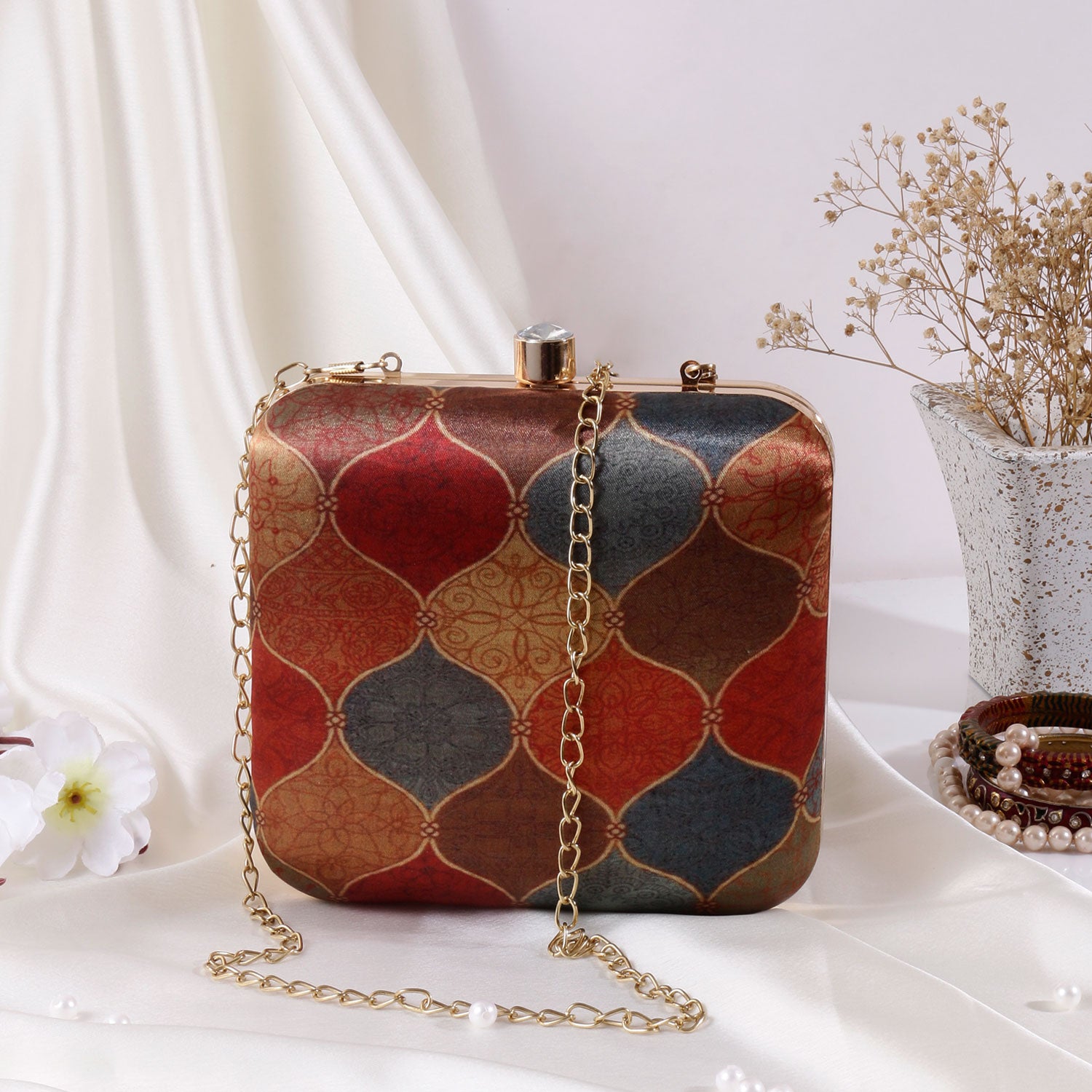 Swisni Printed Clutches - SWIS-423 - Creative View