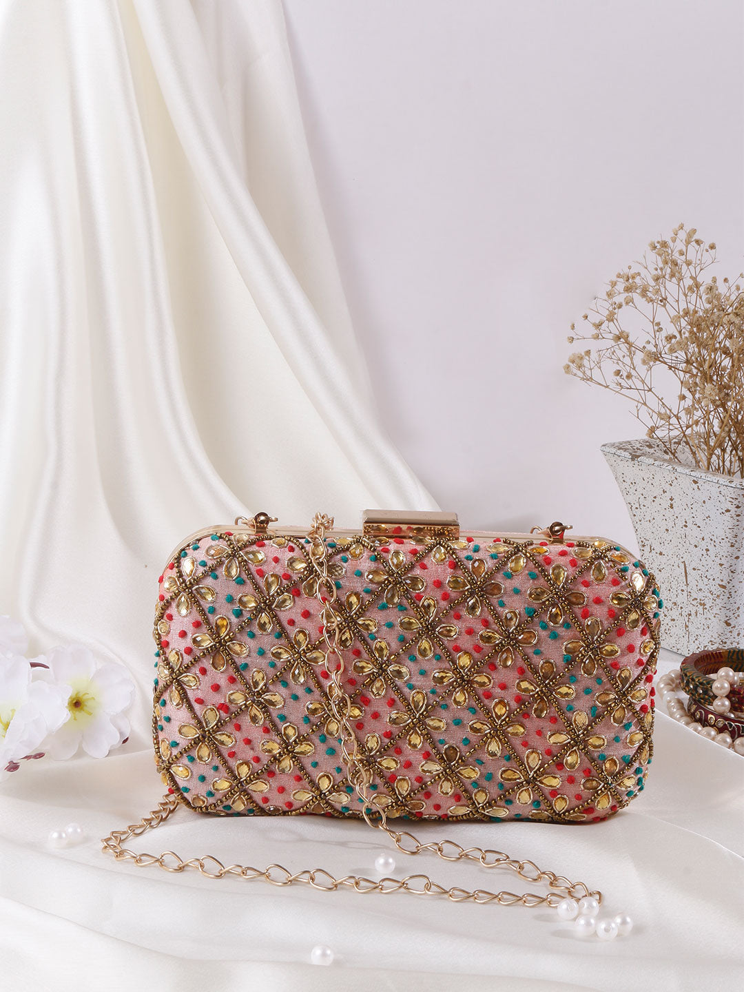Swisni Embroidered Clutches - SWIS-424 - Detail View 9