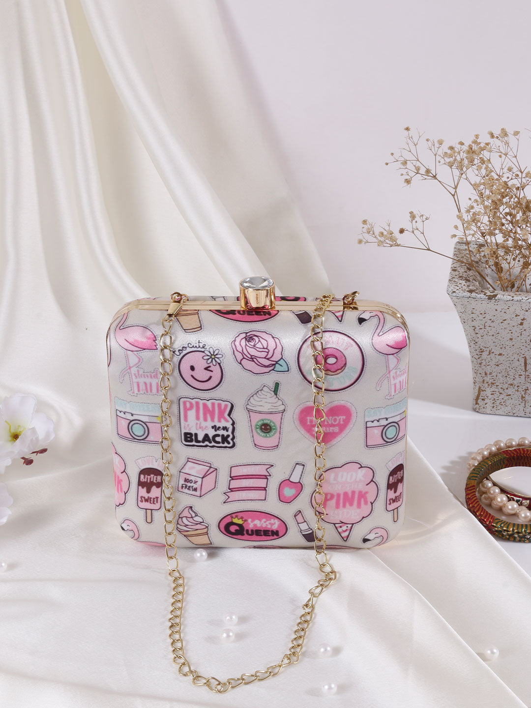 Swisni Printed Clutches - SWIS-433 - Detail View 10