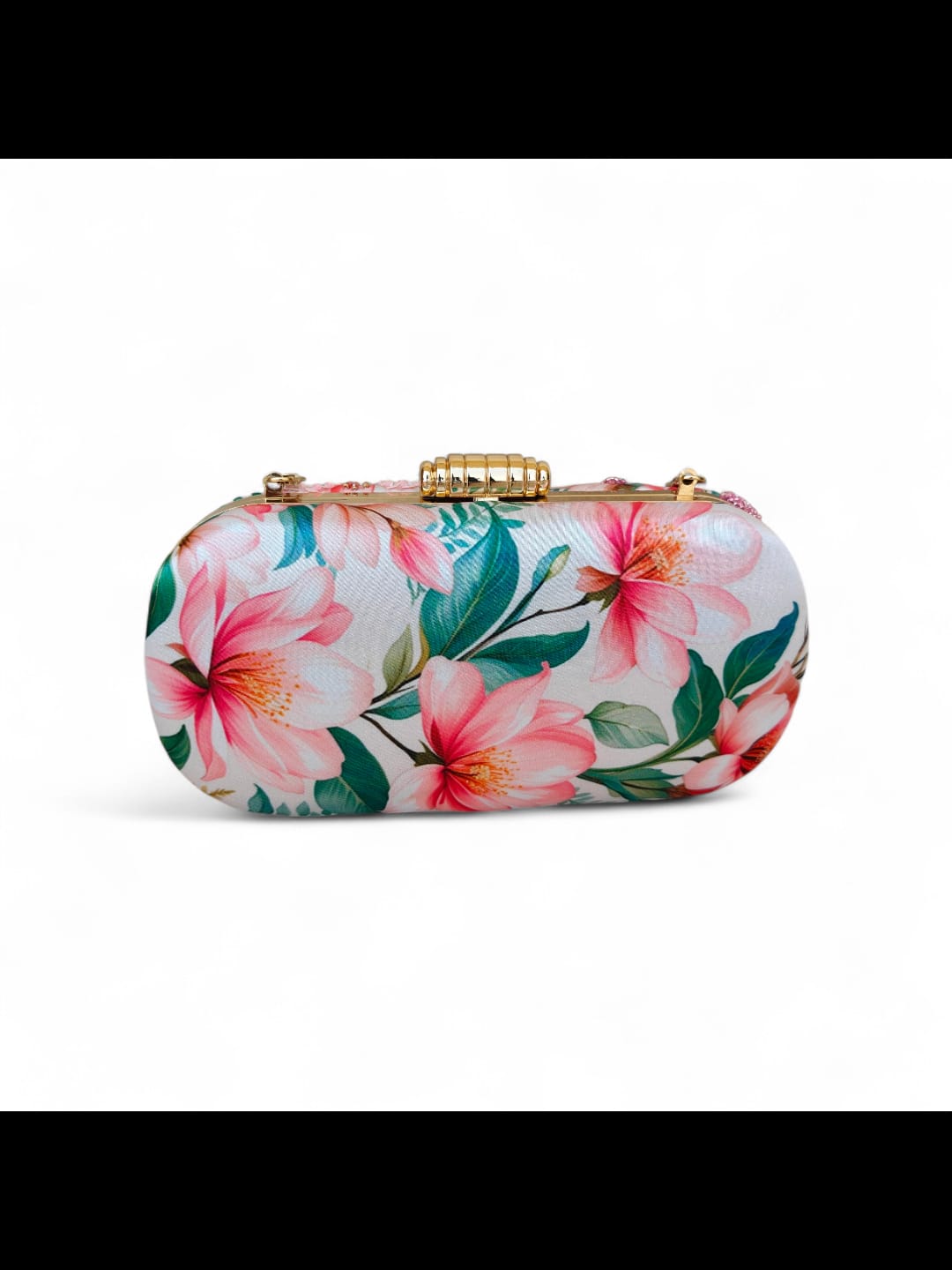 Swisni Printed Embroidery Clutch - SWIS-4394 - Detail View 3