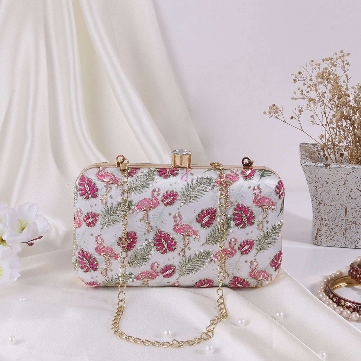 Swisni Embroidered Clutches - SWIS-441 - Detail View 2