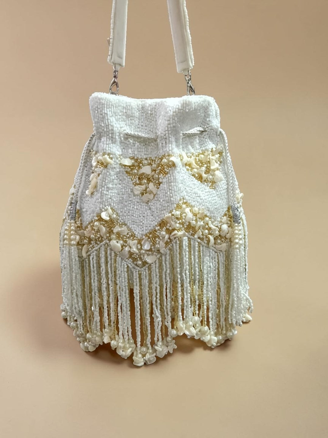 Swisni Luxury Hand-Embellished Wedding Potli Bag | SWIS-4429