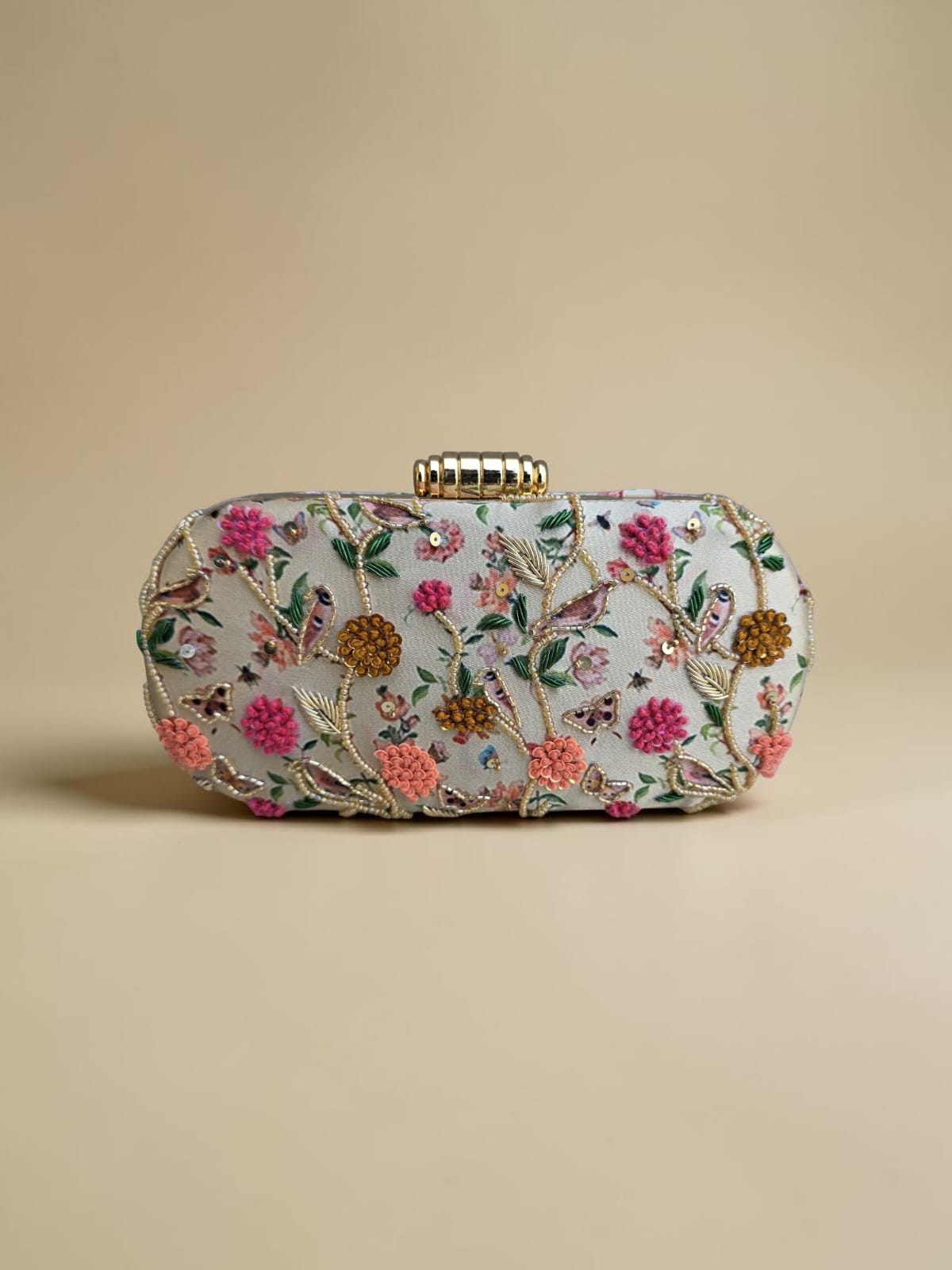 Swisni Premium Printed & Embroidered Luxury Clutch Bag | SWIS-4466
