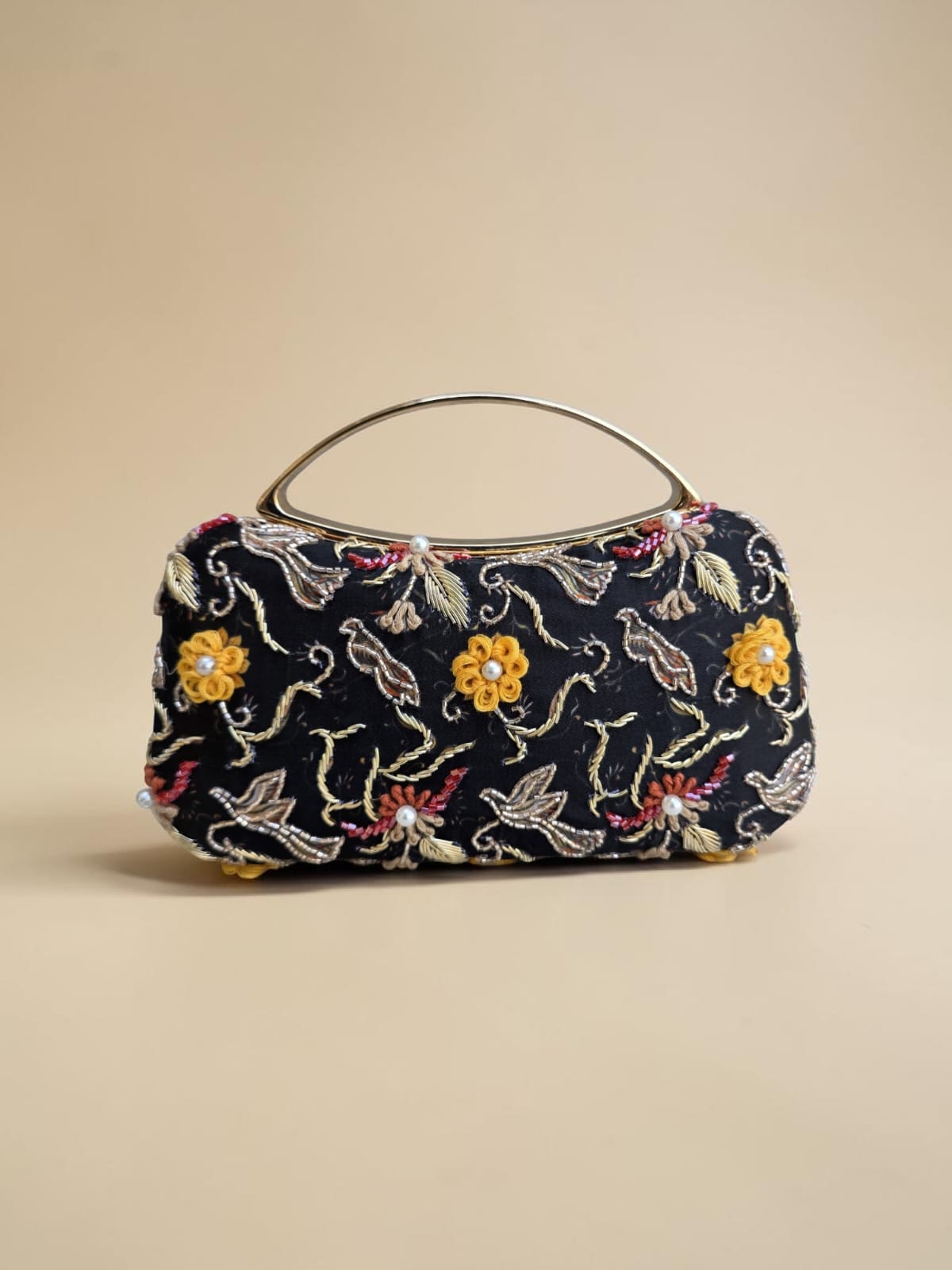 Swisni Premium Printed & Embroidered Luxury Clutch Bag | SWIS-4468
