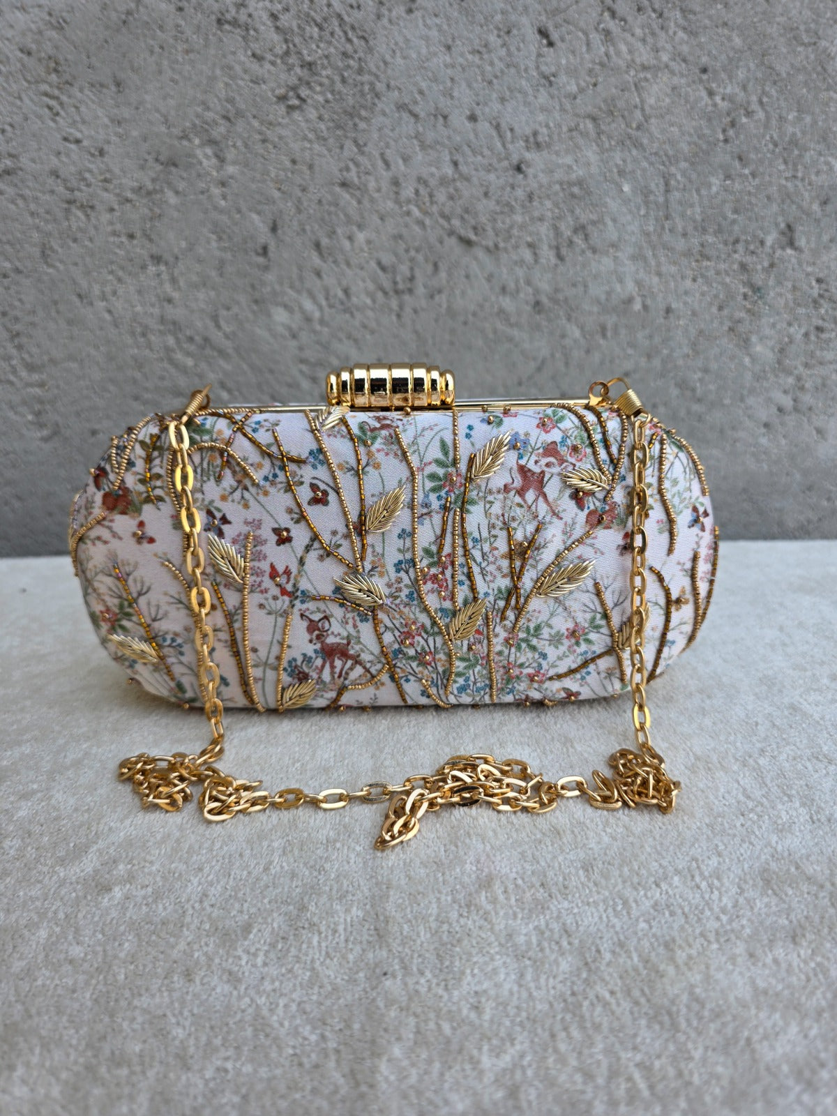 Swisni Premium Printed & Embroidered Luxury Clutch Bag | SWIS-4483