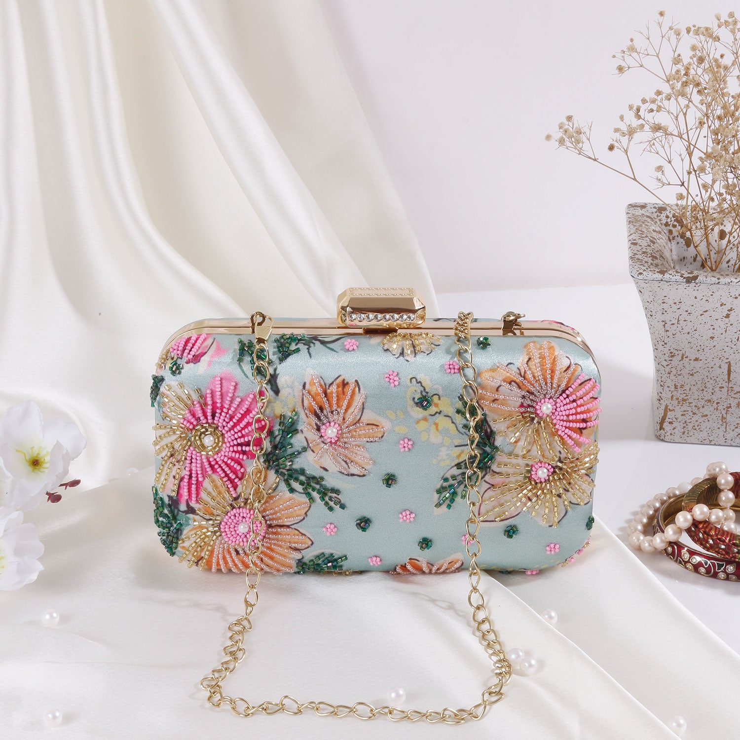 Swisni Embroidered Clutches - SWIS-448 - Detail View 2