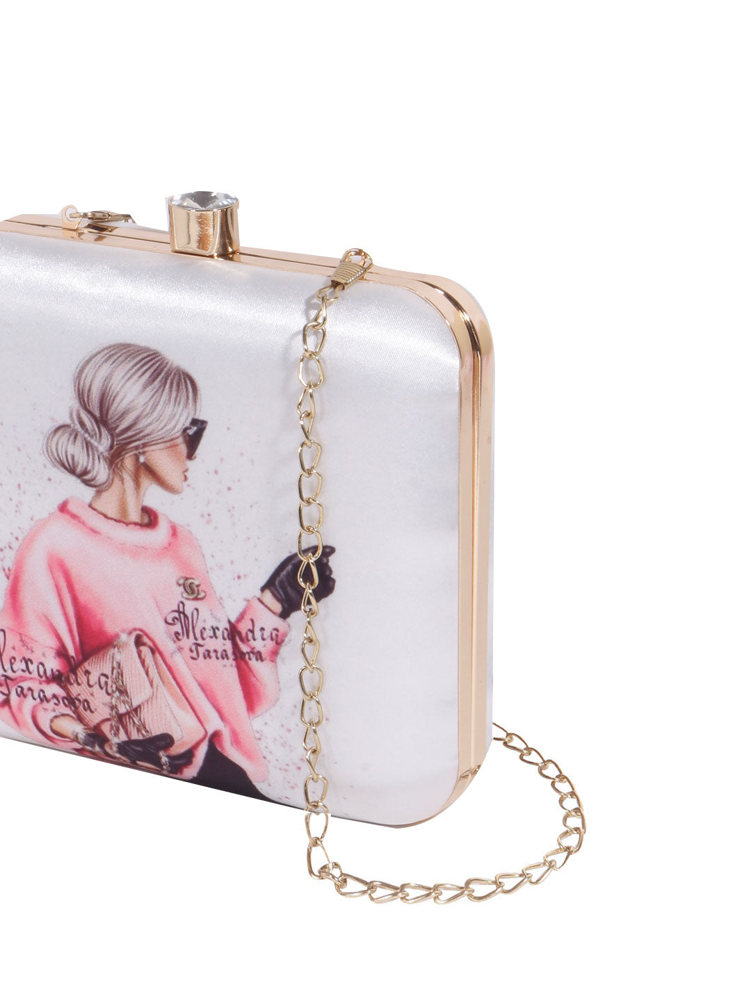 Swisni Printed Clutches - SWIS-450 - Detail View 12
