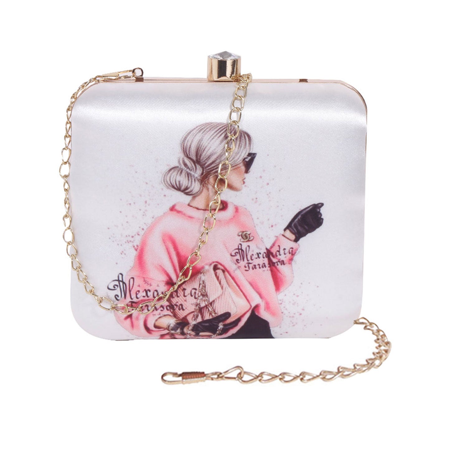 Swisni Printed Clutches - SWIS-450 - Detail View 2