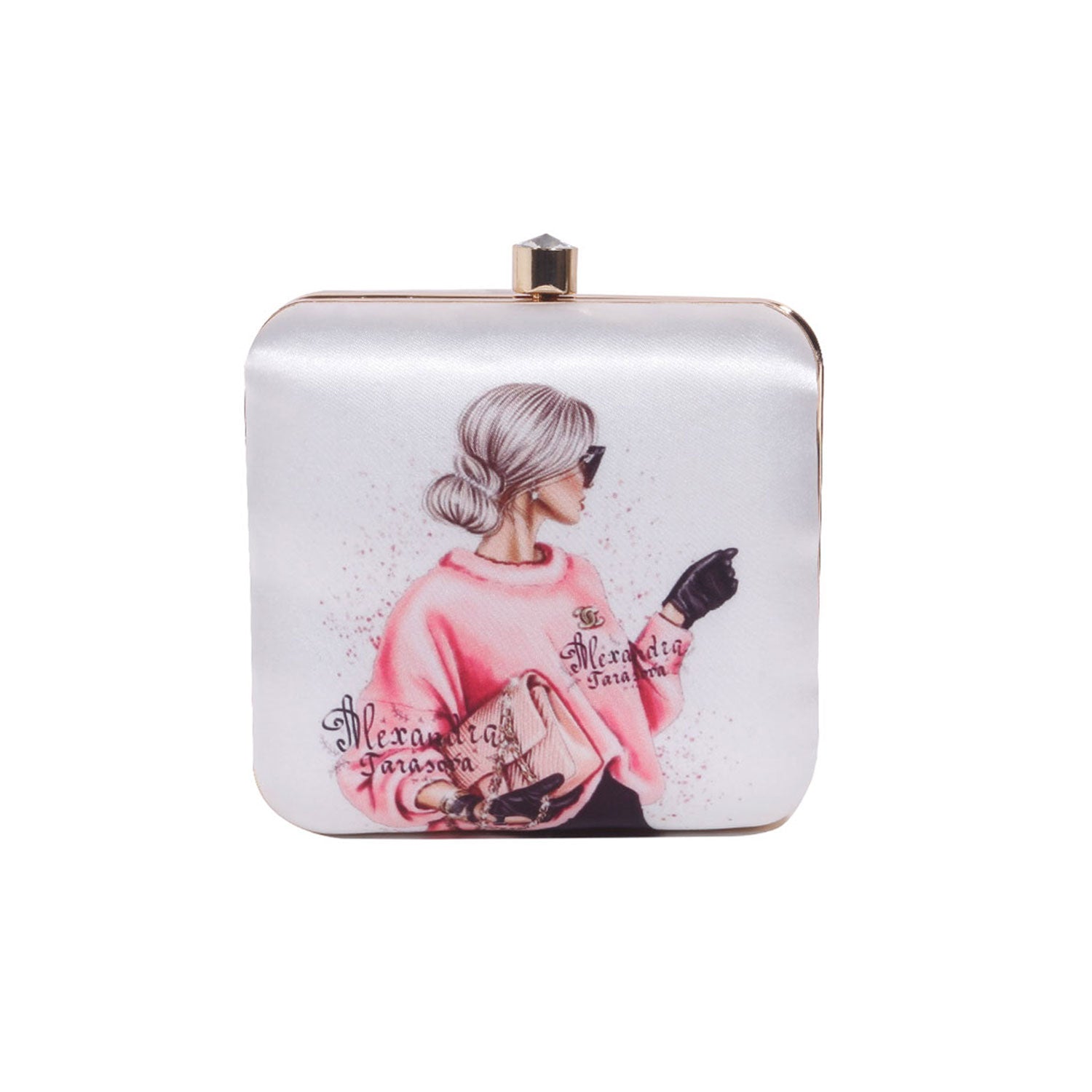 Swisni Printed Clutches - SWIS-450 - Detail View 4