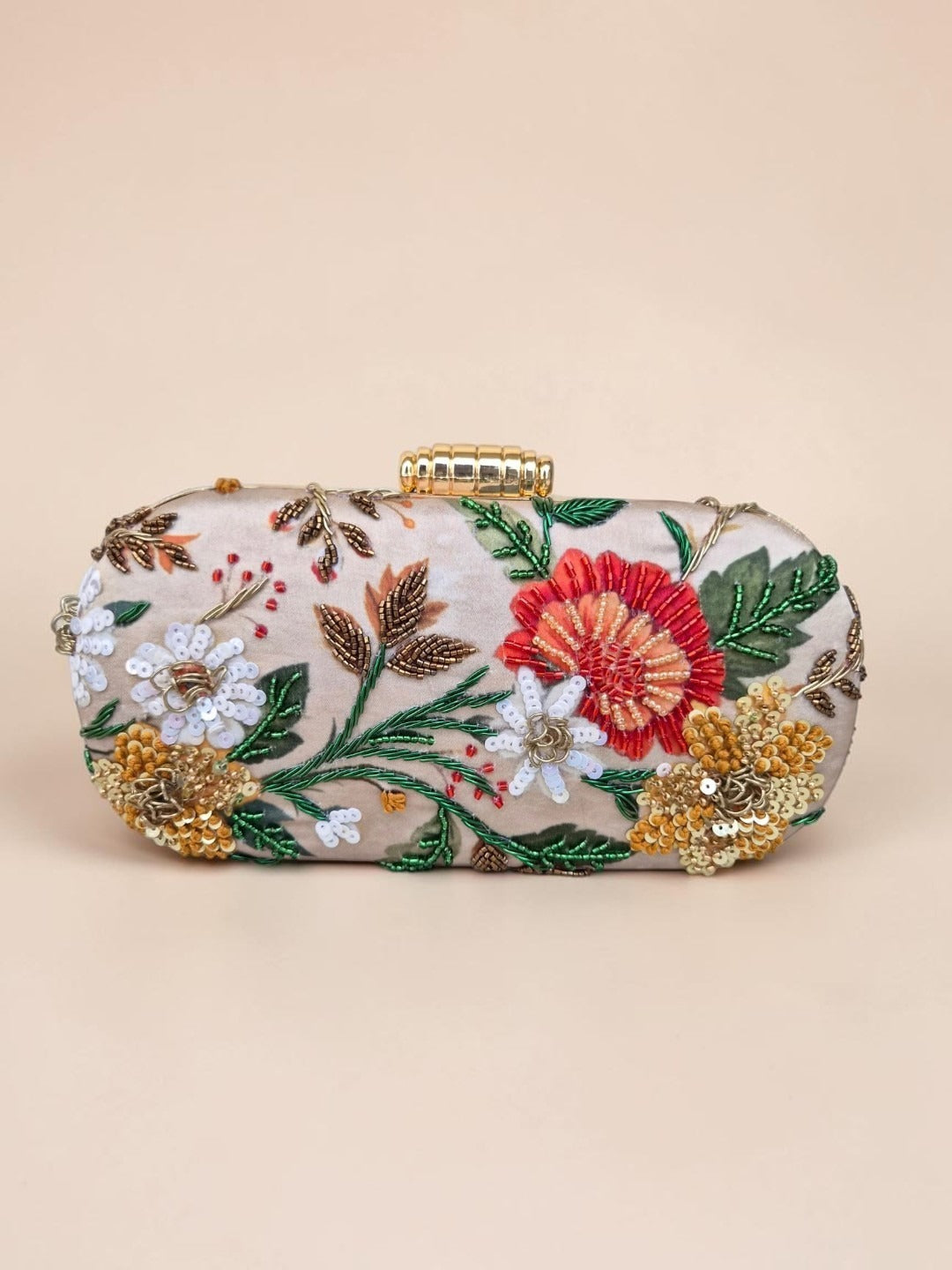 Swisni Premium Printed & Embroidered Luxury Clutch Bag | SWIS-4512