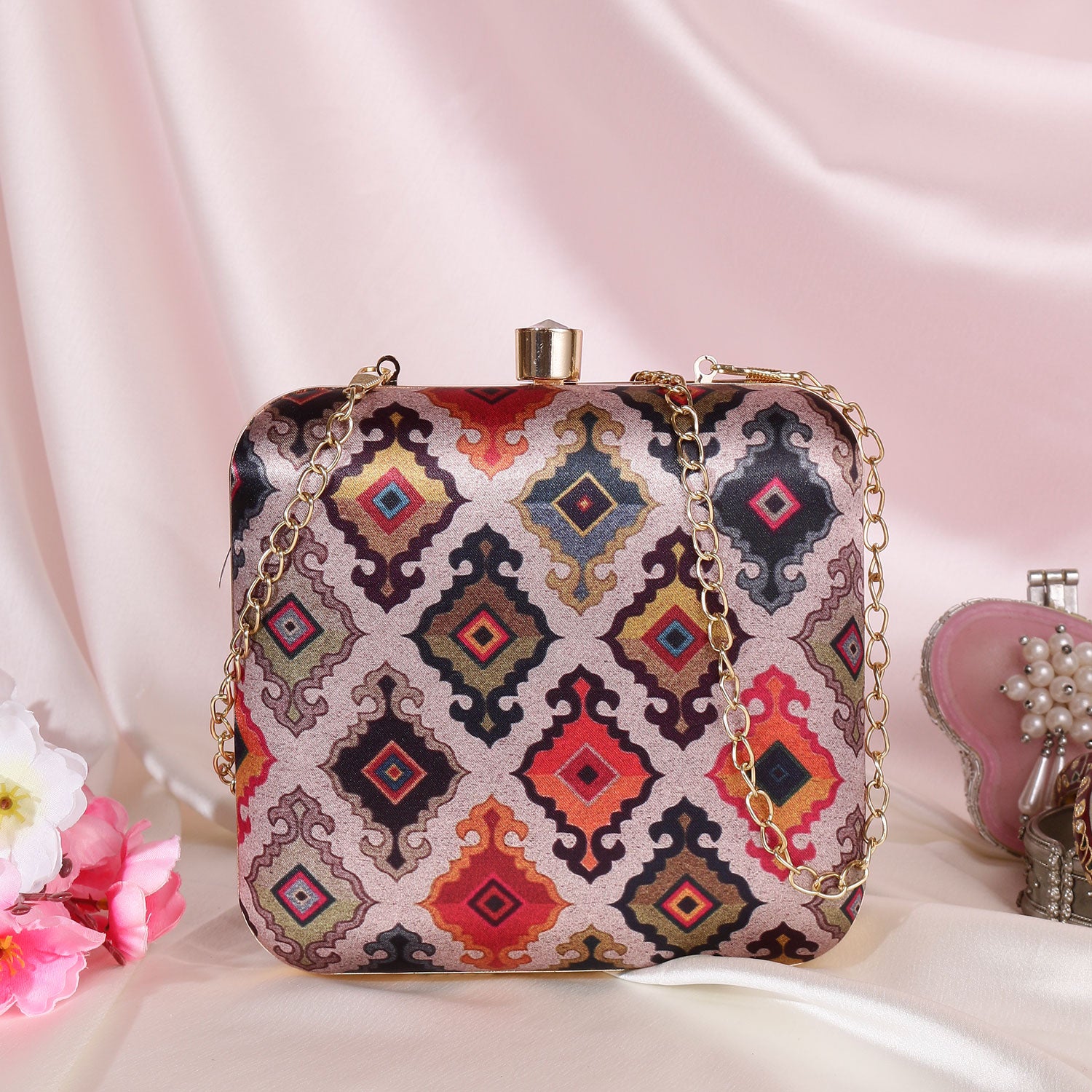 Swisni Printed Clutches - SWIS-457 - Creative View