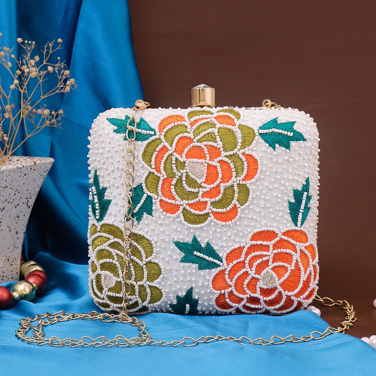 Swisni Embroidered Clutches - SWIS-464 - Detail View 2