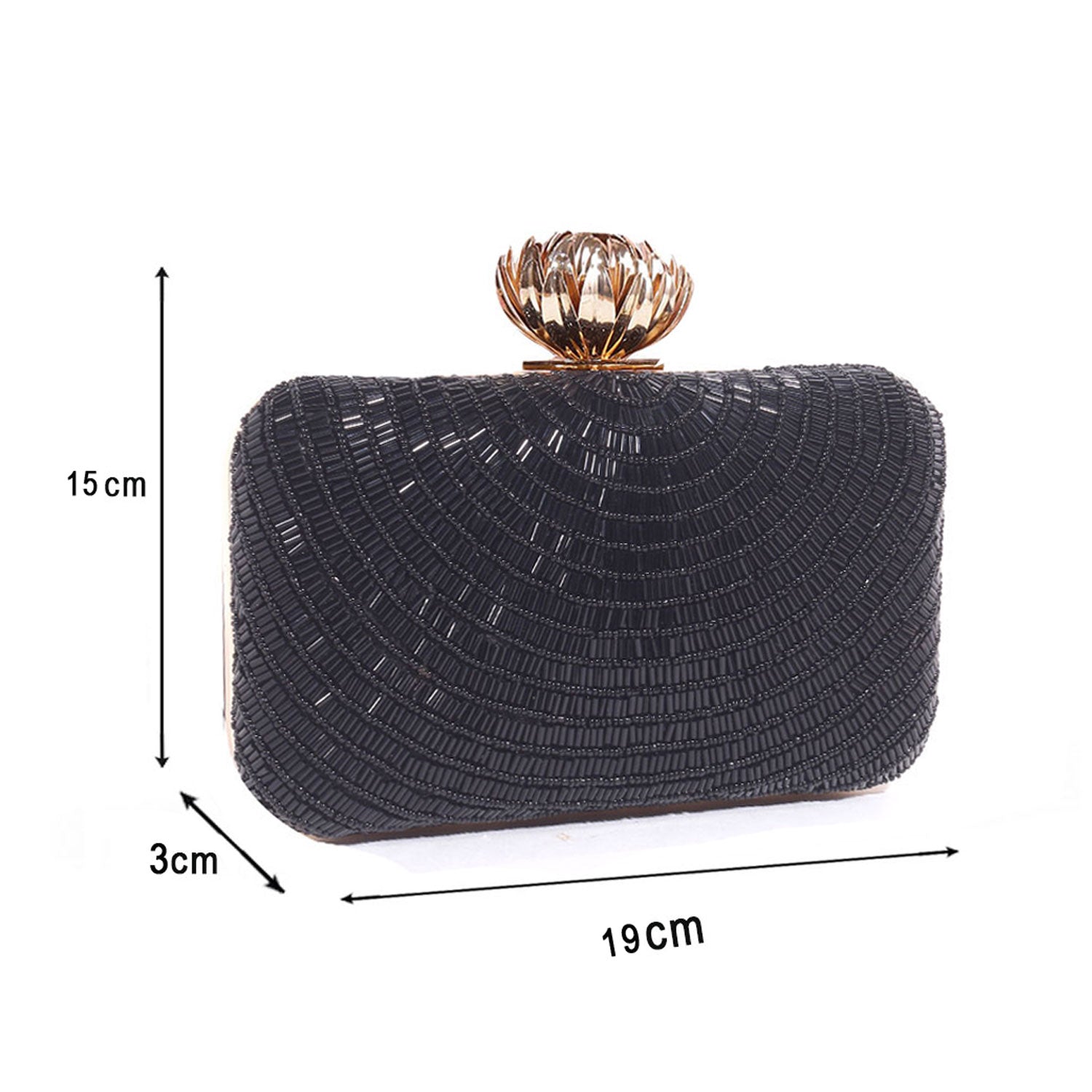 Swisni Embroidered Clutches - SWIS-474 - Detail View 3