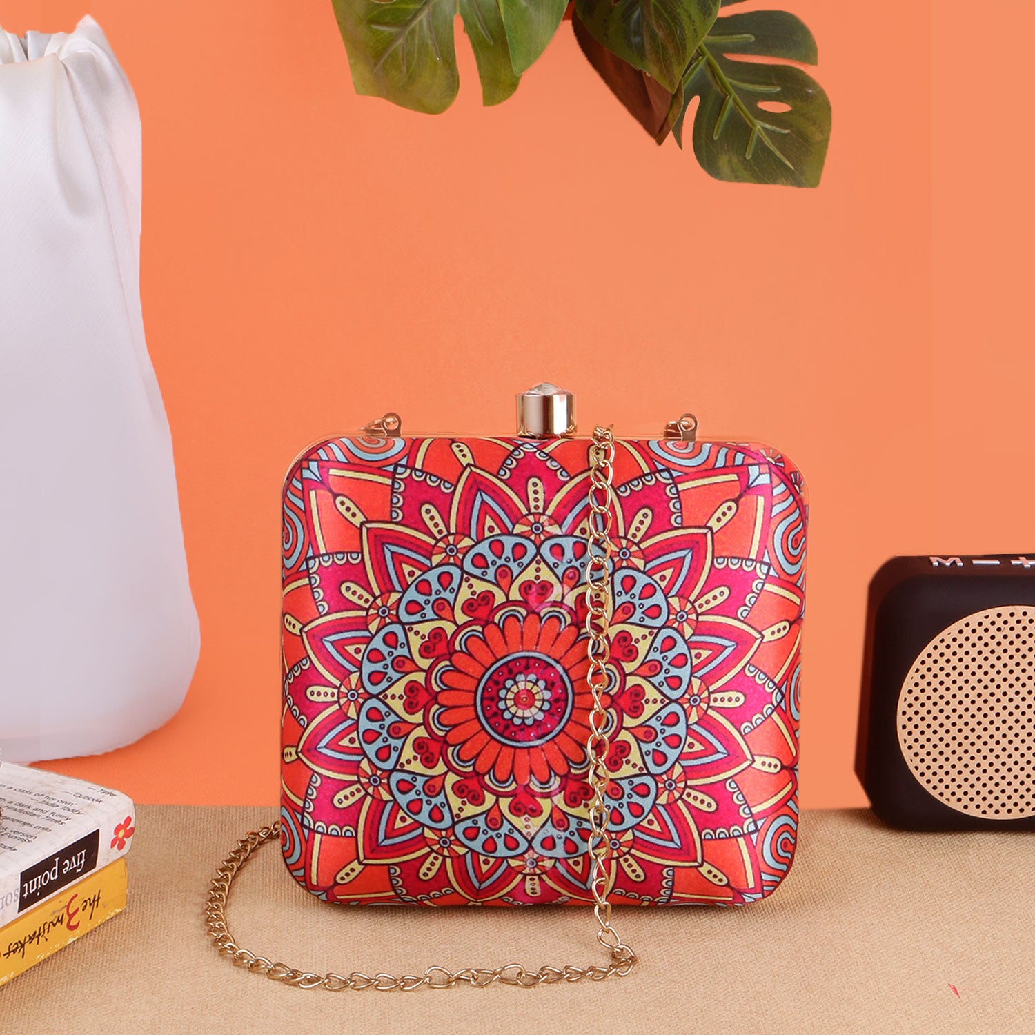 Swisni Printed Clutches - SWIS-487 - Creative View