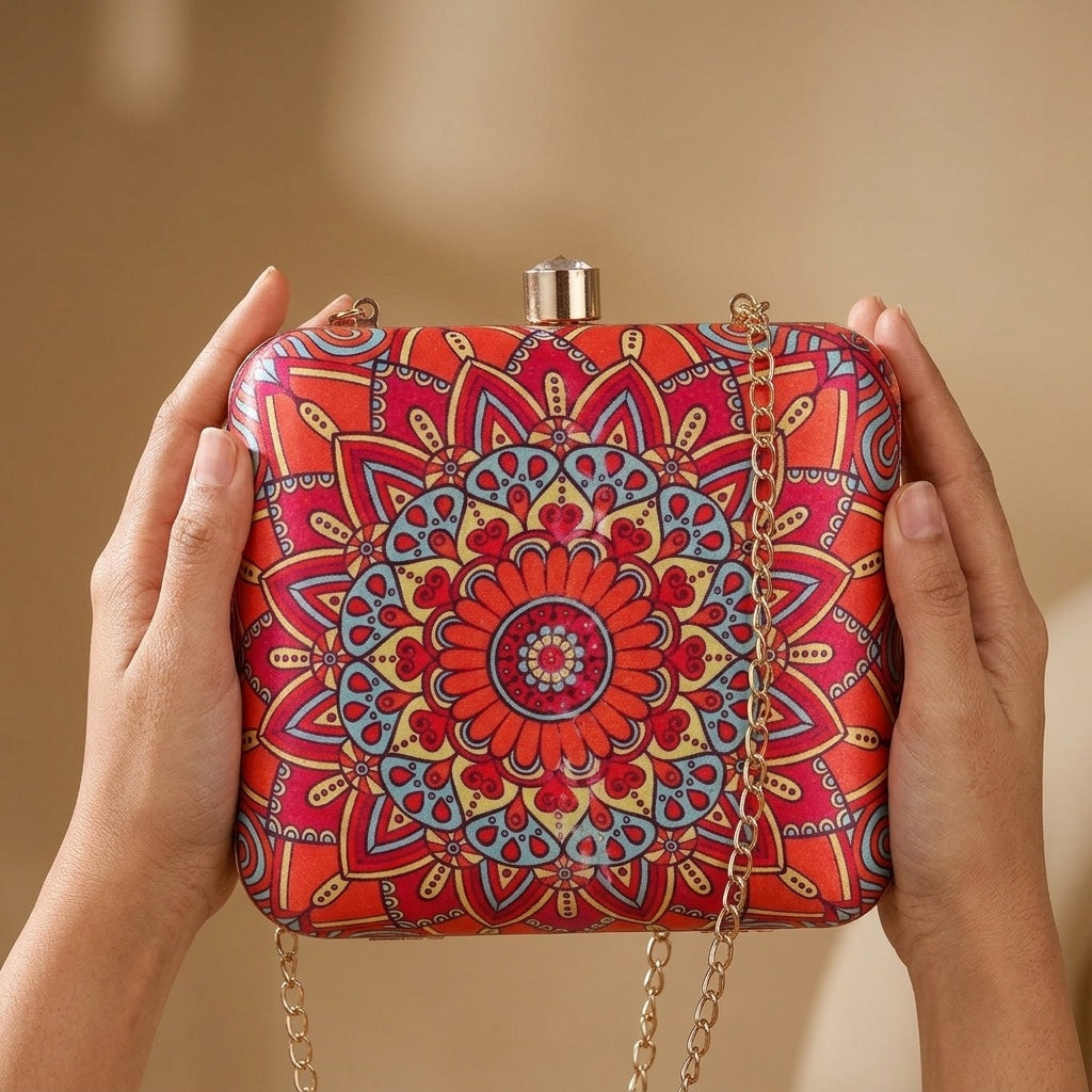 Swisni Premium Printed Luxury Clutch Bag | SWIS-487