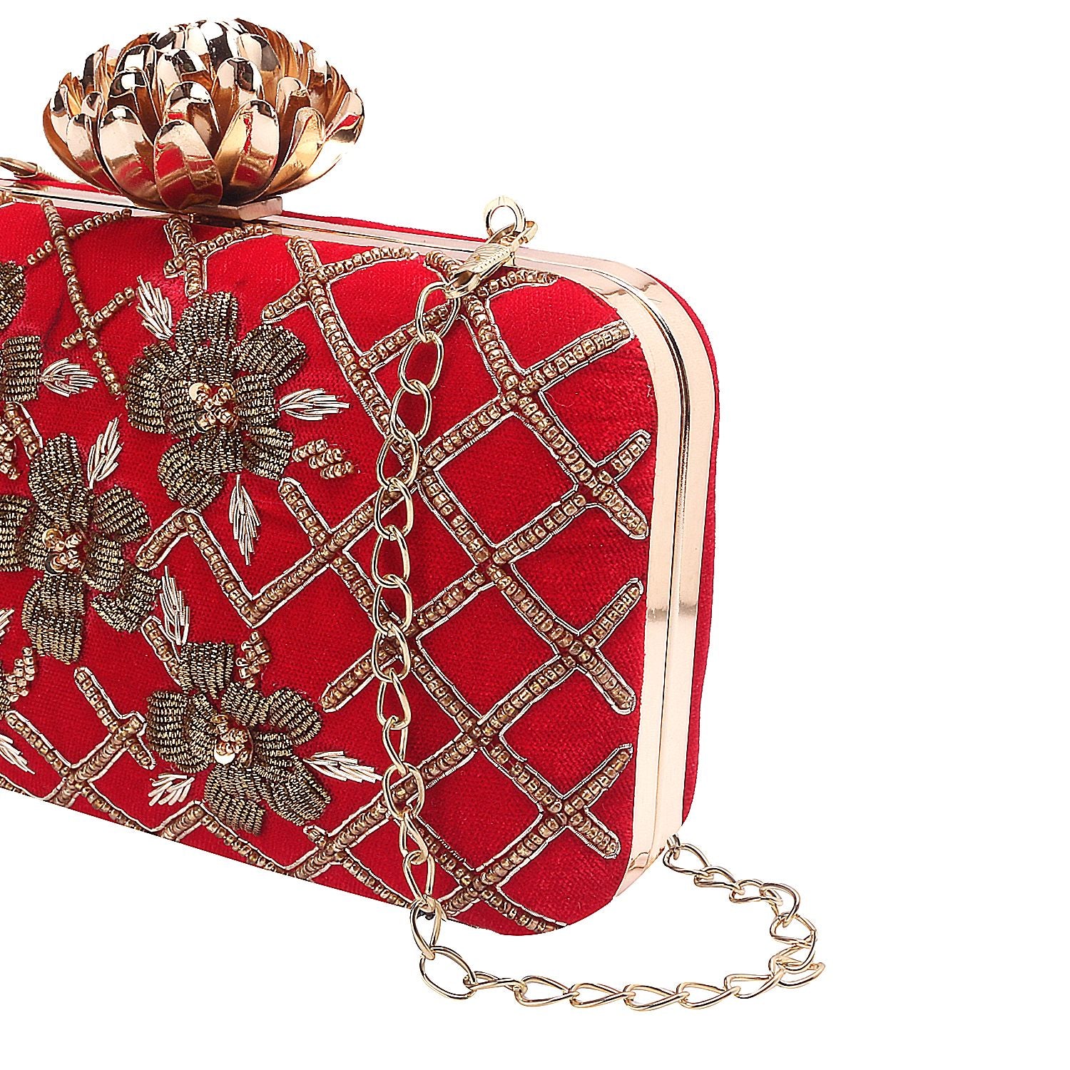 Swisni Embroidered Clutches - SWIS-497 - Detail View 7
