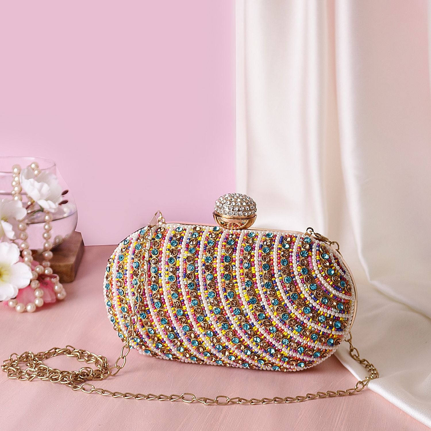 Swisni Embroidered Clutches - SWIS-499 - Detail View 9