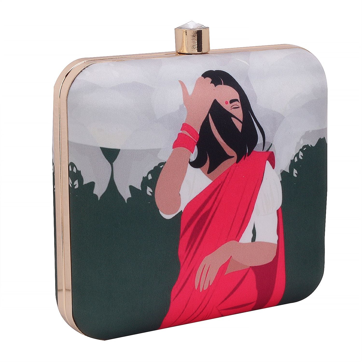 Swisni Printed Clutches - SWIS-524 - Detail View 6