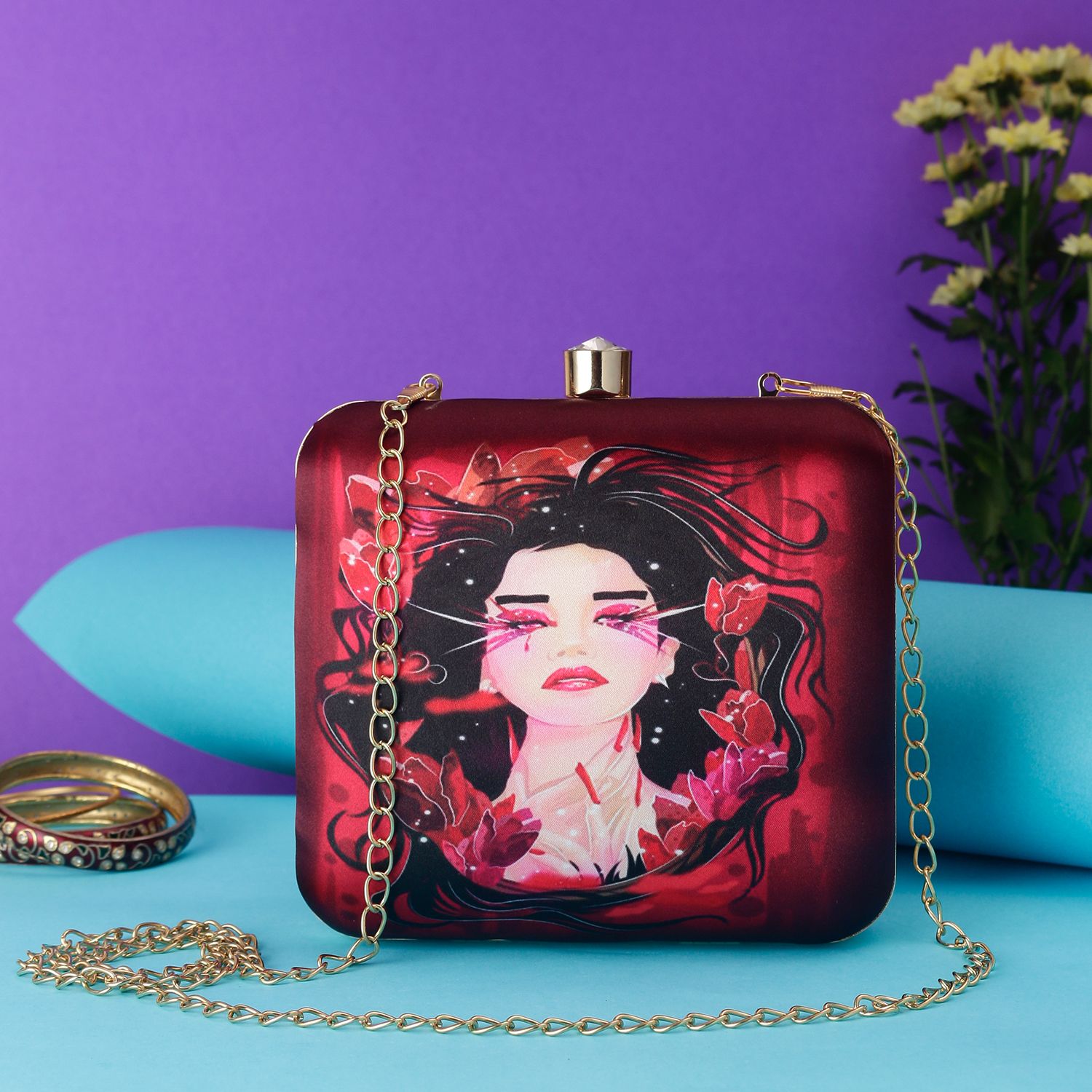 Swisni Printed Clutches - SWIS-529 - Detail View 8