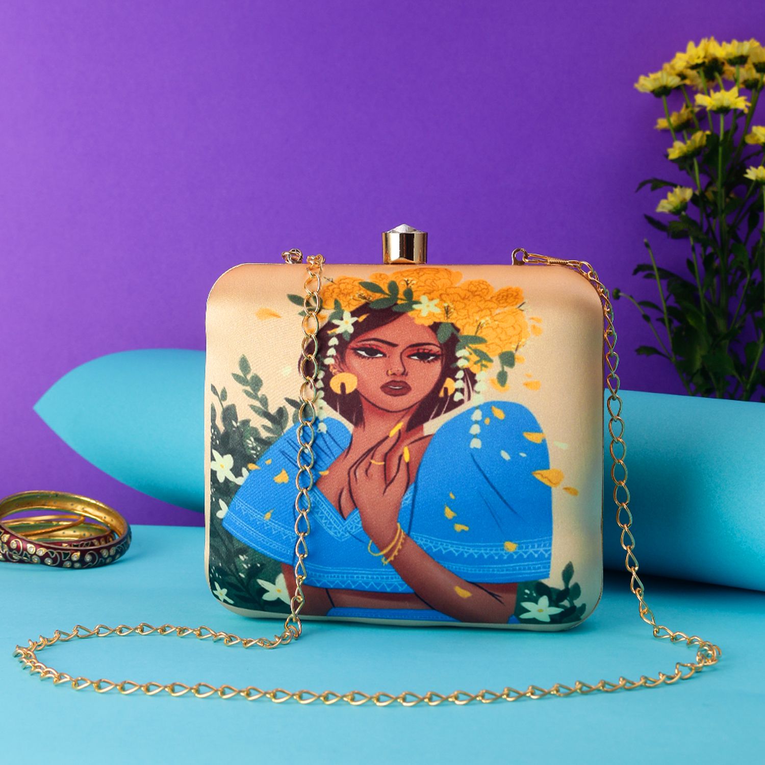 Swisni Printed Clutches - SWIS-532 - Detail View 8