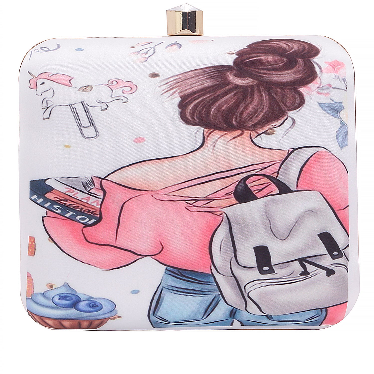 Swisni Printed Clutches - SWIS-534 - Detail View 6