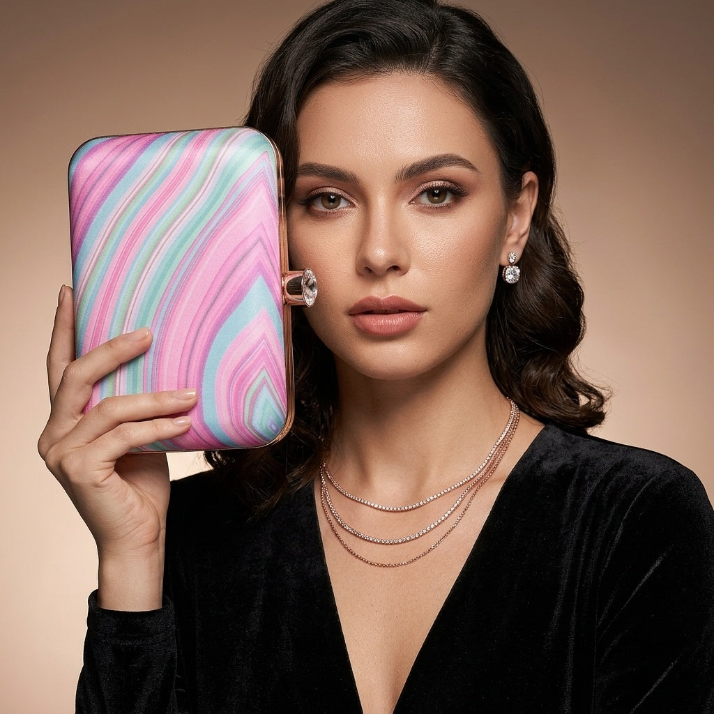 Swisni Premium Printed Luxury Clutch Bag | SWIS-536