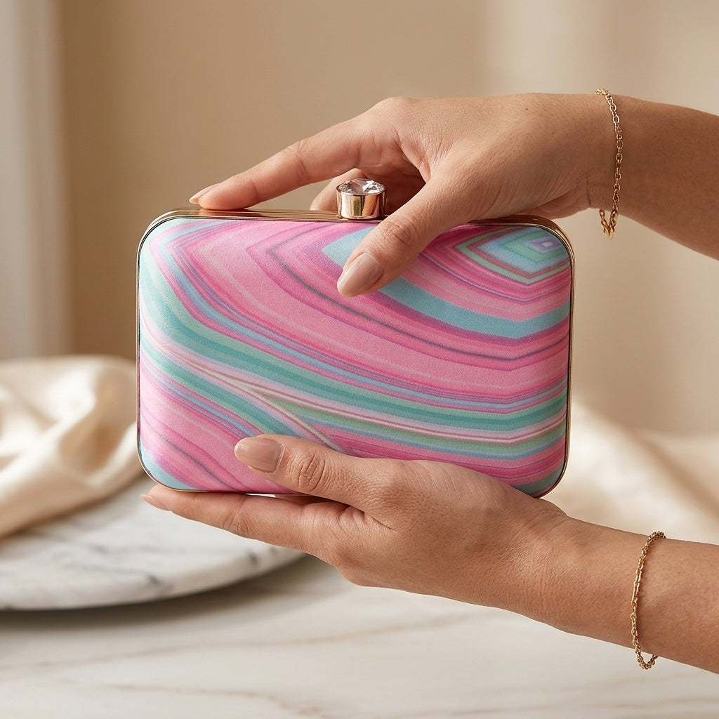 Swisni Premium Printed Luxury Clutch Bag | SWIS-536