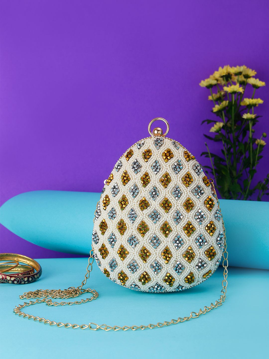 Swisni Embroidered Clutches - SWIS-548 - Creative View