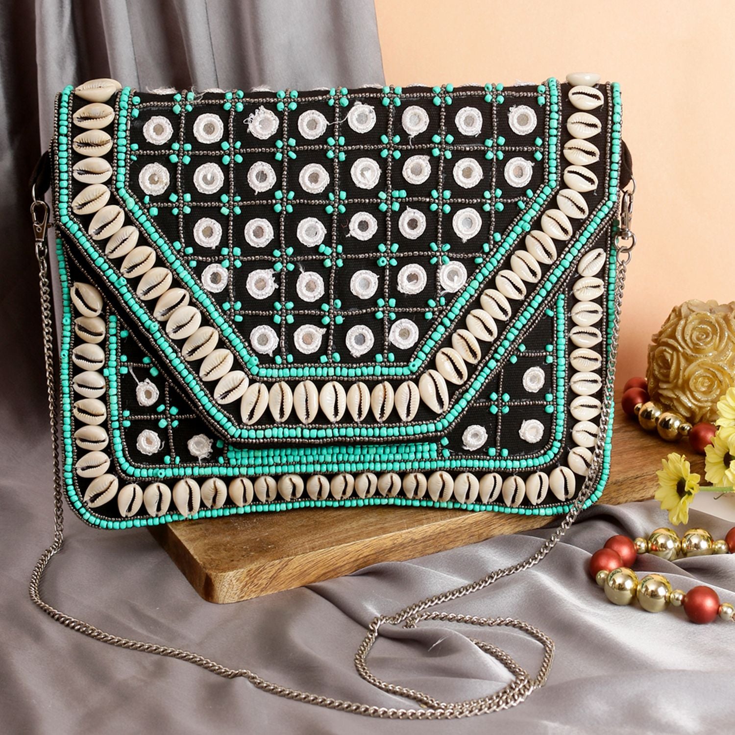 Swisni Banjara Boho Bag - SWIS-558 - Detail View 12