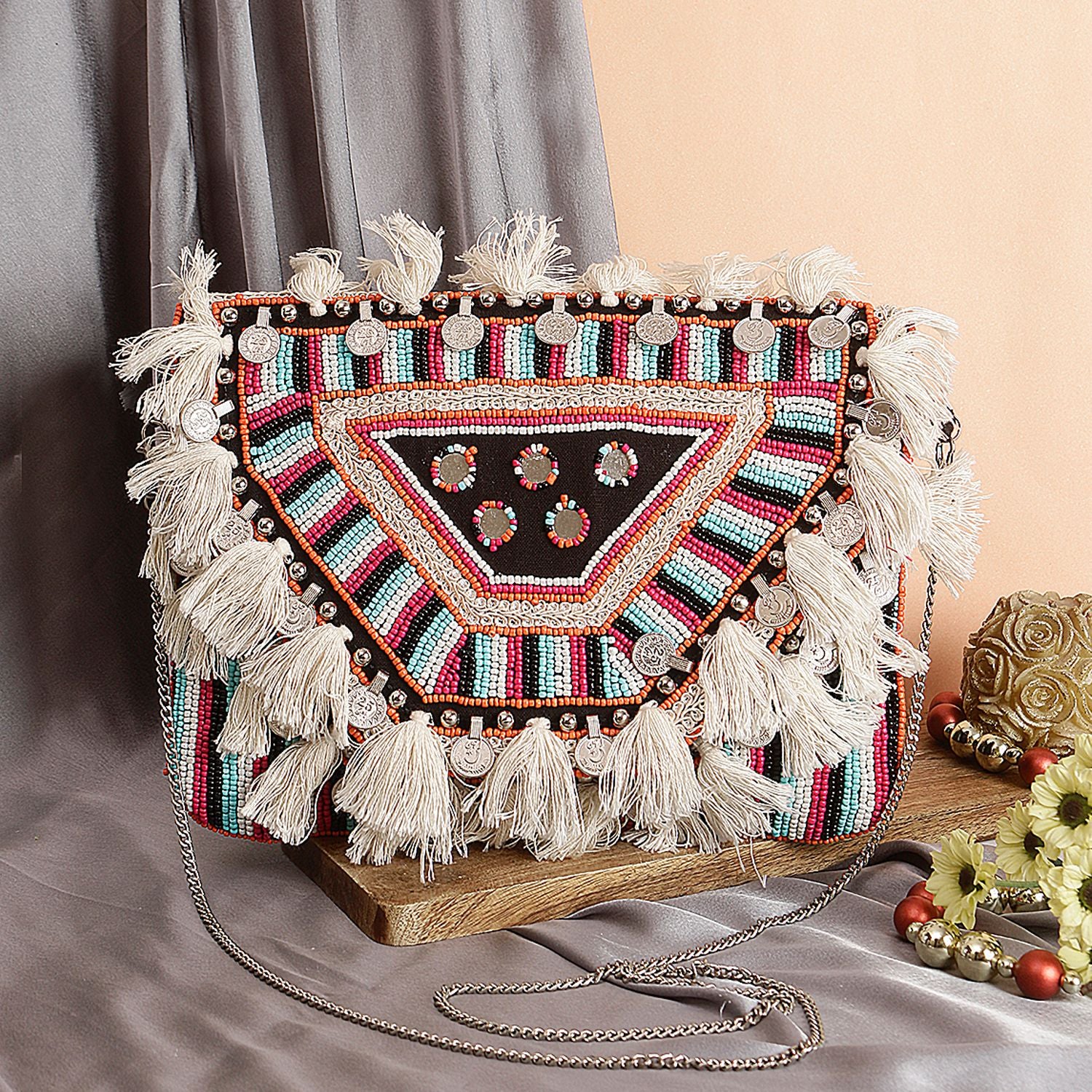 Swisni Banjara Boho Bag - SWIS-560 - Detail View 6