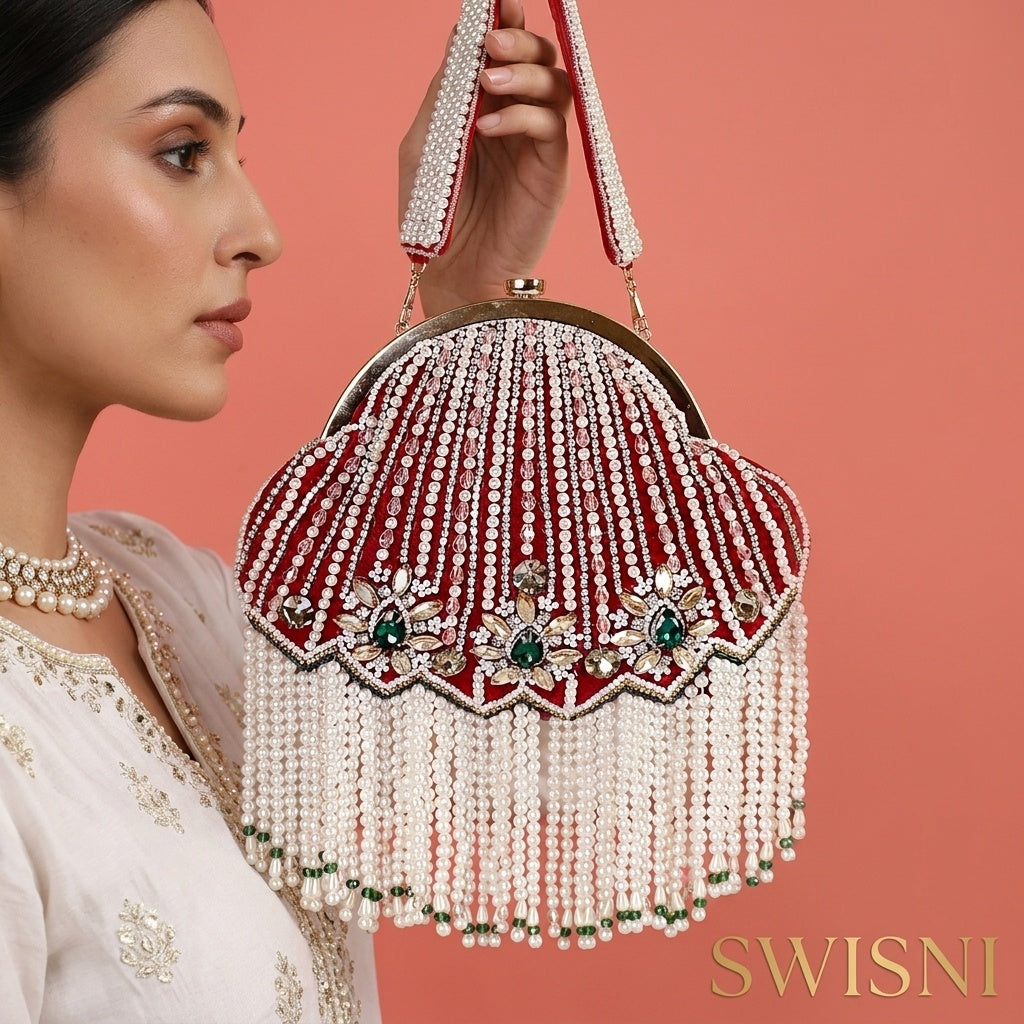 Swisni Handcrafted Designer Batua Bag for Women | SWIS-568