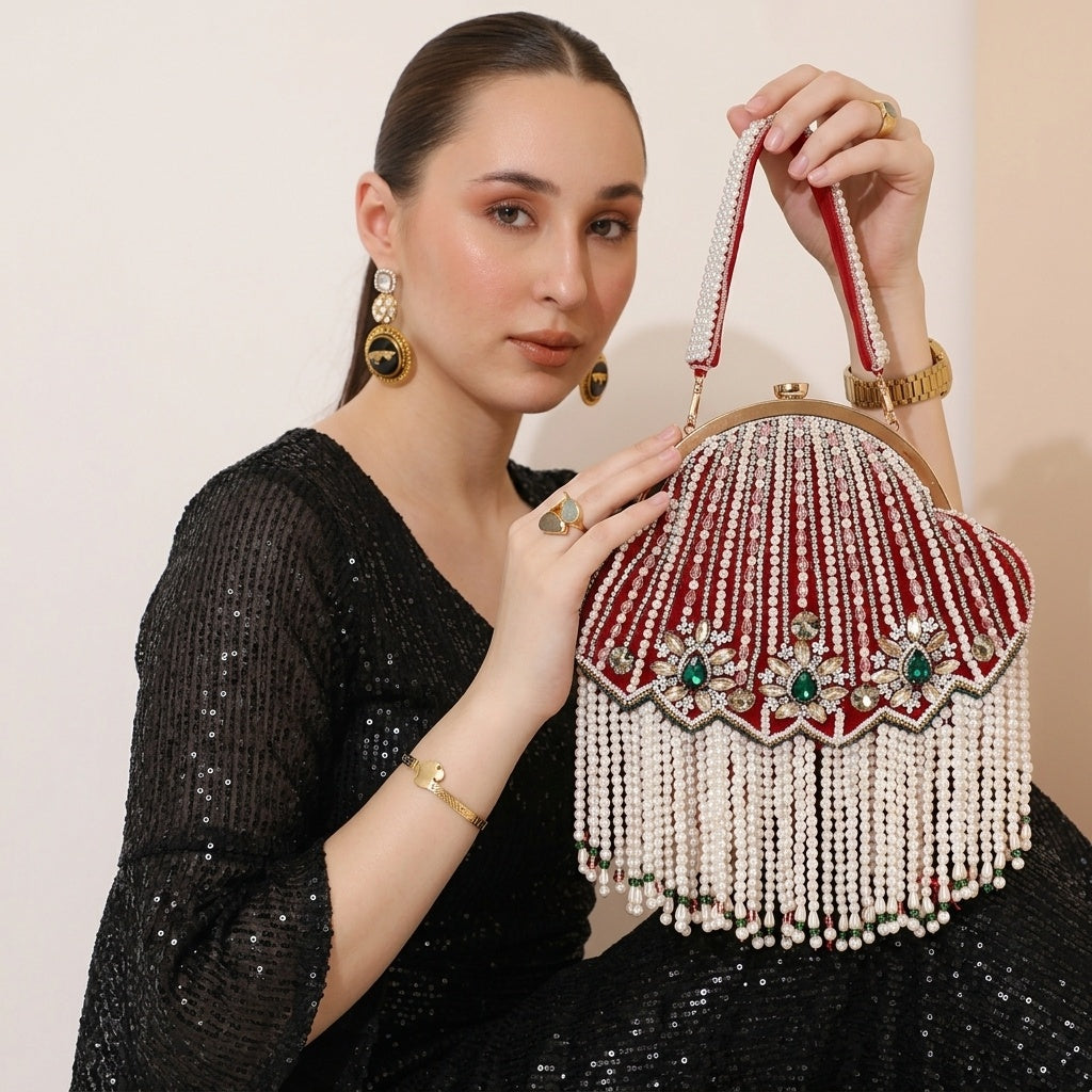 Swisni Handcrafted Designer Batua Bag for Women | SWIS-568