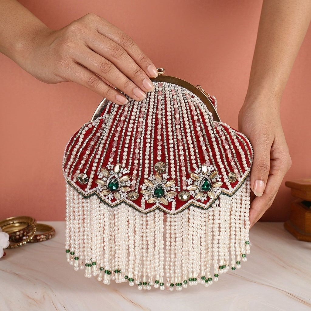 Swisni Handcrafted Designer Batua Bag for Women | SWIS-568