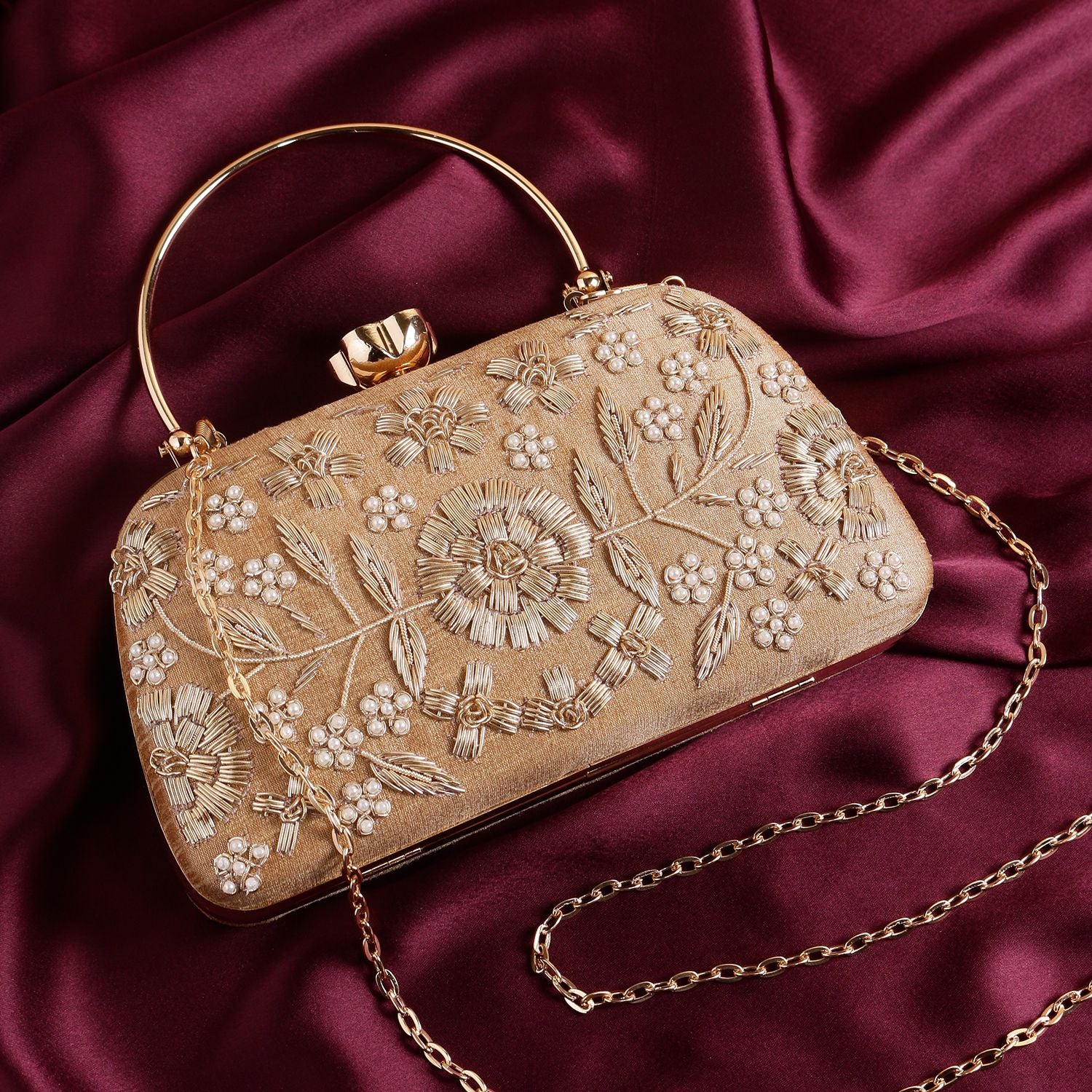 Swisni Embroidered Clutches - SWIS-570 - Detail View 4