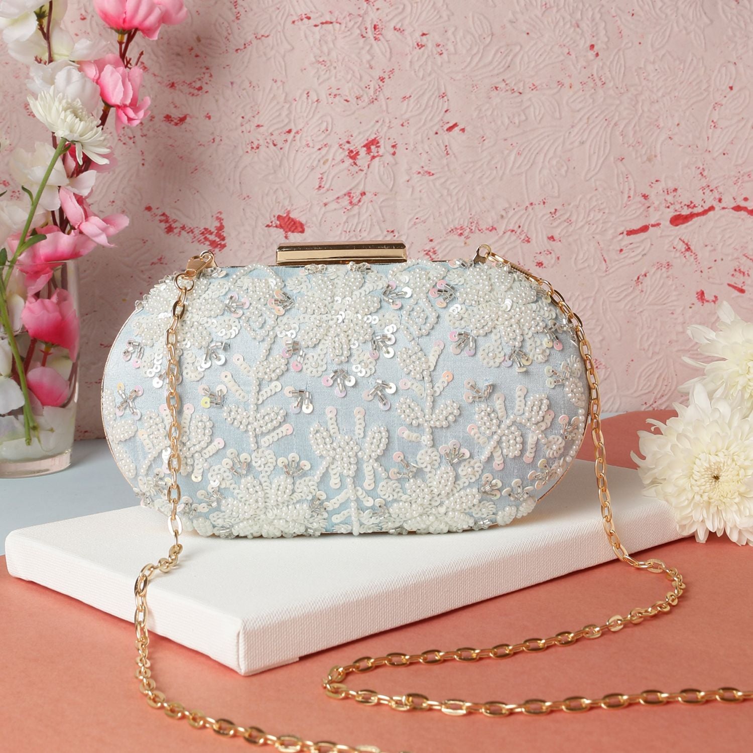 Swisni Embroidered Clutches - SWIS-586 - Detail View 4