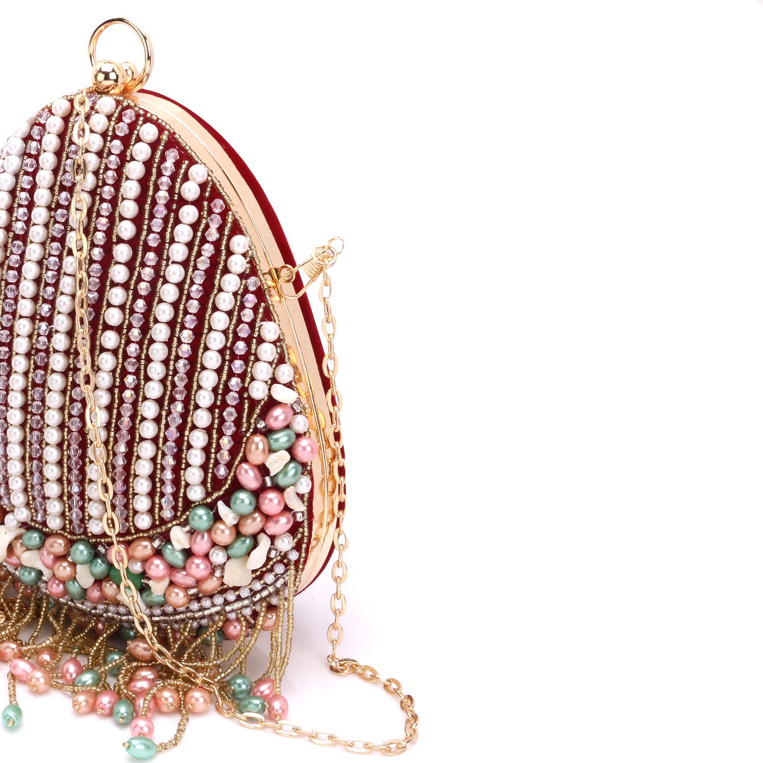 Swisni Embroidered Clutches - SWIS-587 - Detail View 2