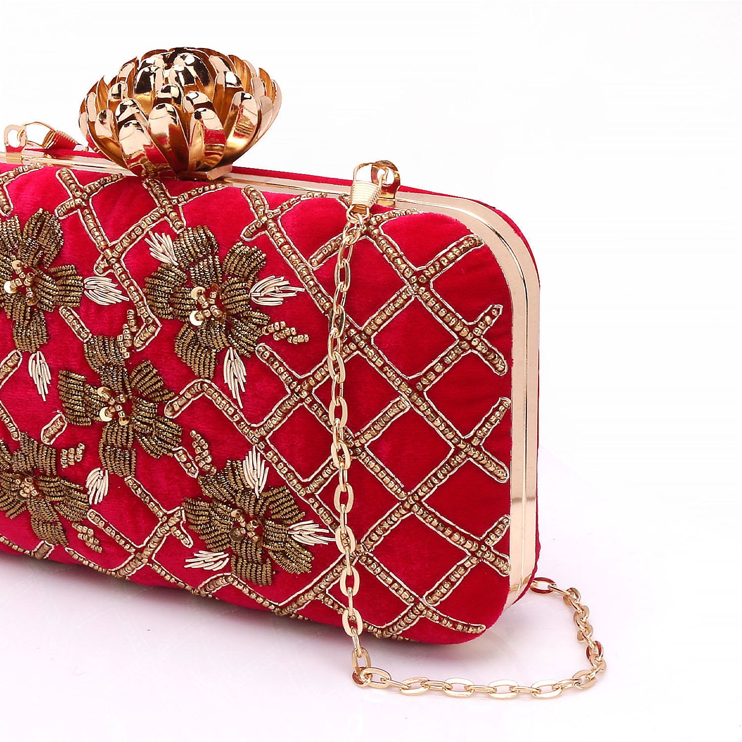 Swisni Embroidered Clutches - SWIS-590 - Detail View 3