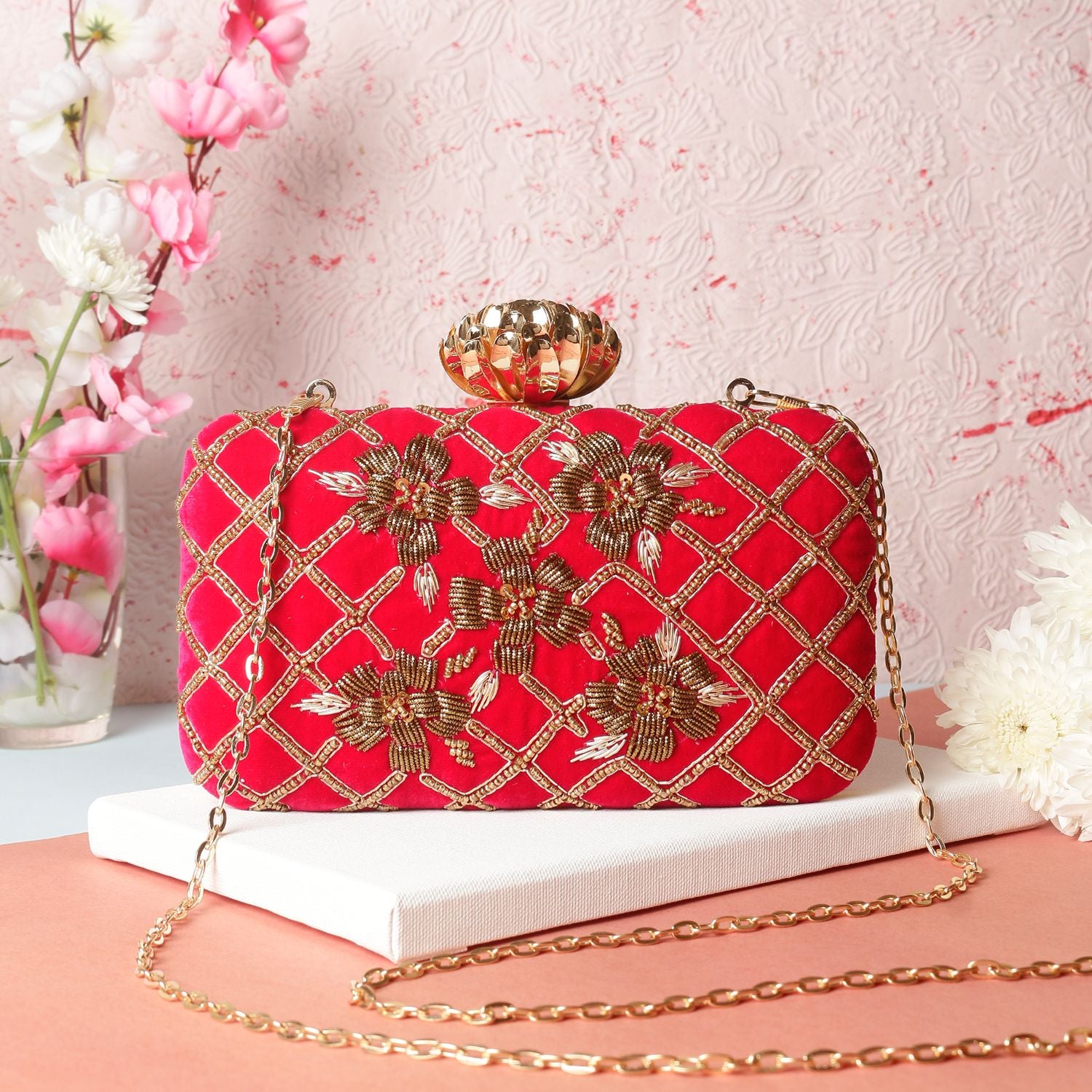 Swisni Embroidered Clutches - SWIS-590 - Detail View 5