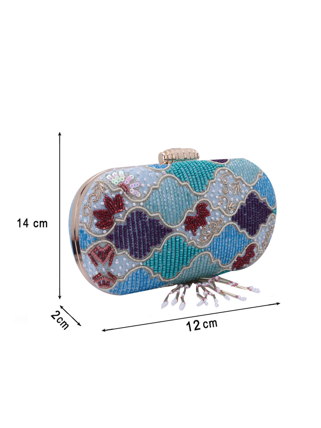 Swisni Embroidered Clutches - SWIS-613 - Detail View 13