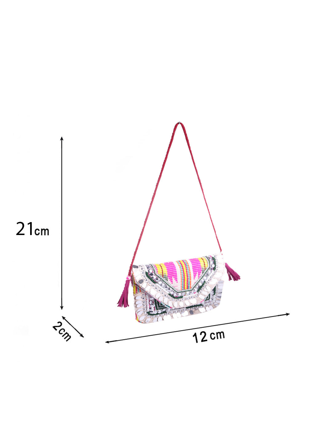 Swisni Banjara Boho Bag - SWIS-642 - Detail View 9