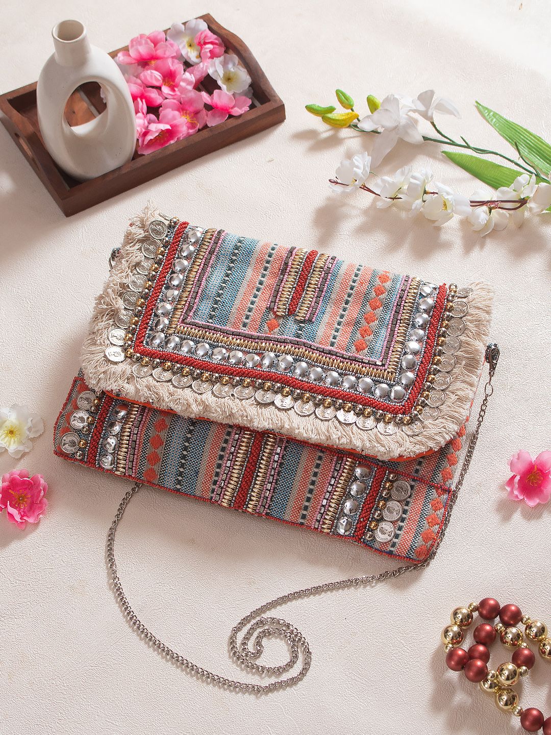 Swisni Banjara Boho Bag - SWIS-643 - Detail View 10