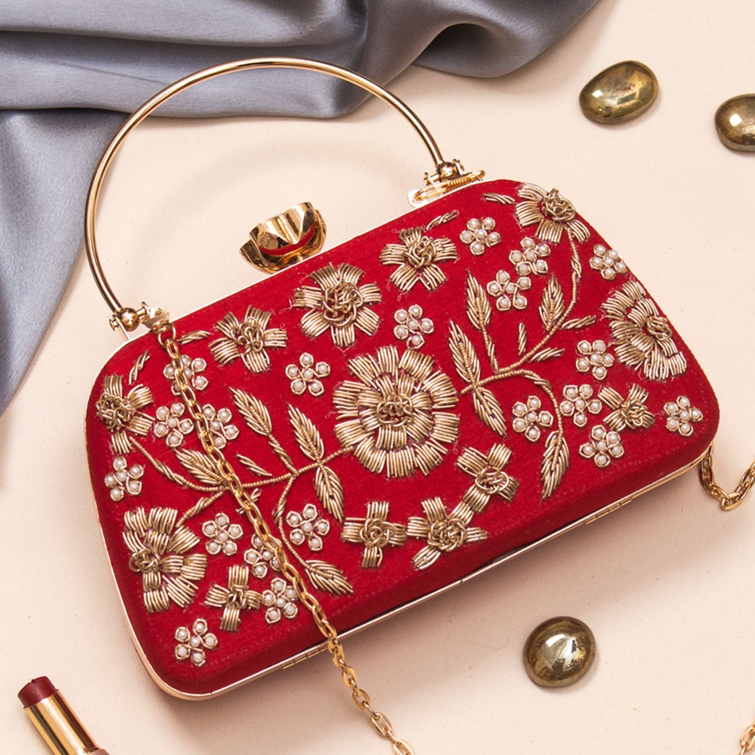 Swisni Embroidered Clutches - SWIS-703 - Detail View 3