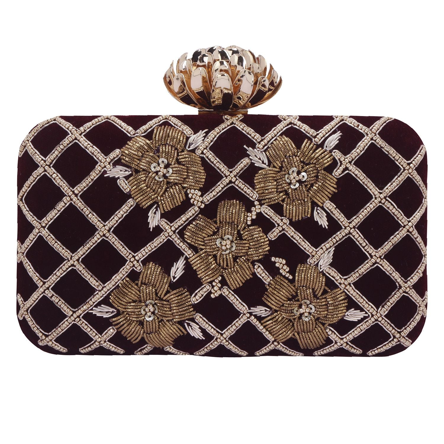 Swisni Embroidered Clutches - SWIS-713 - Detail View 2