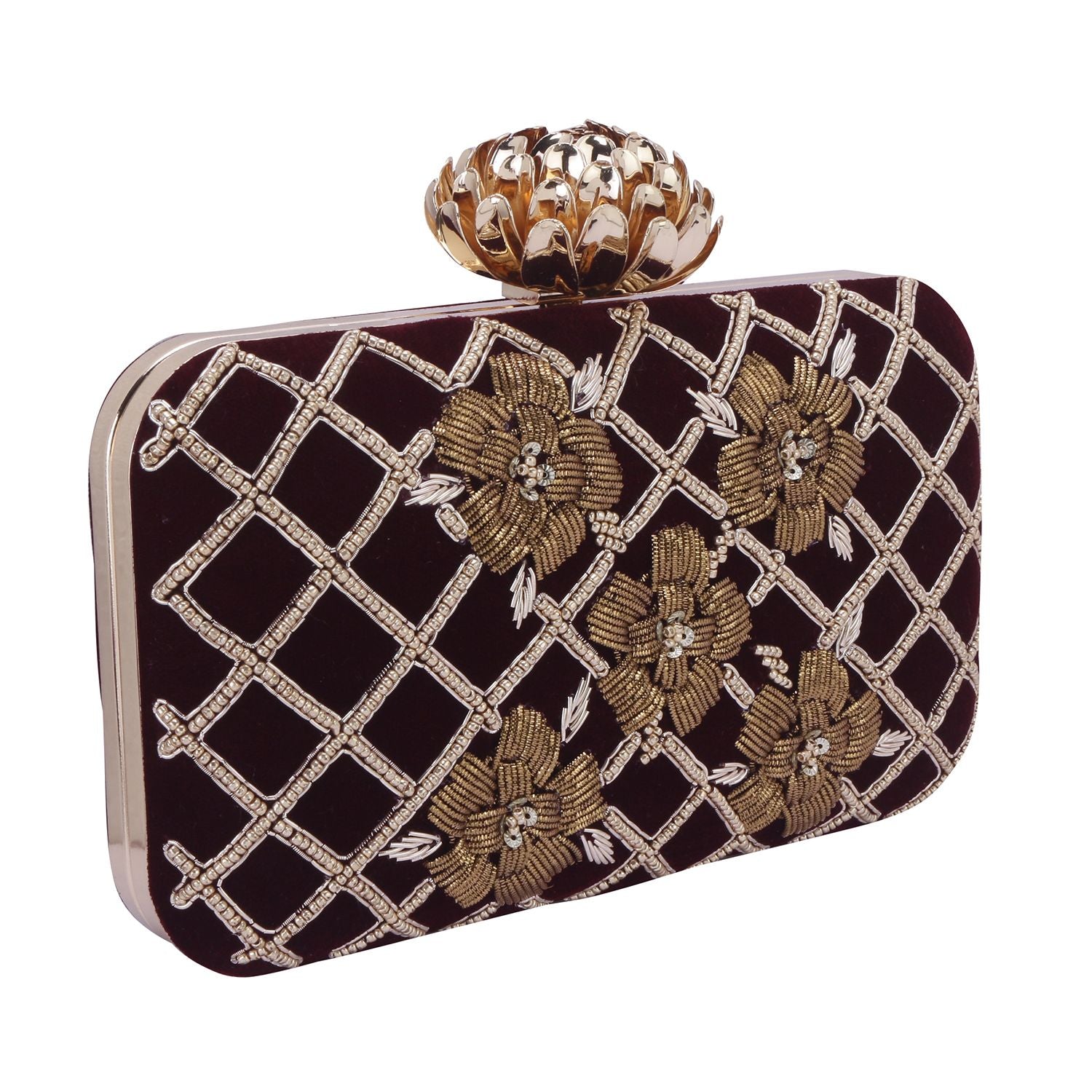 Swisni Embroidered Clutches - SWIS-713 - Detail View 3