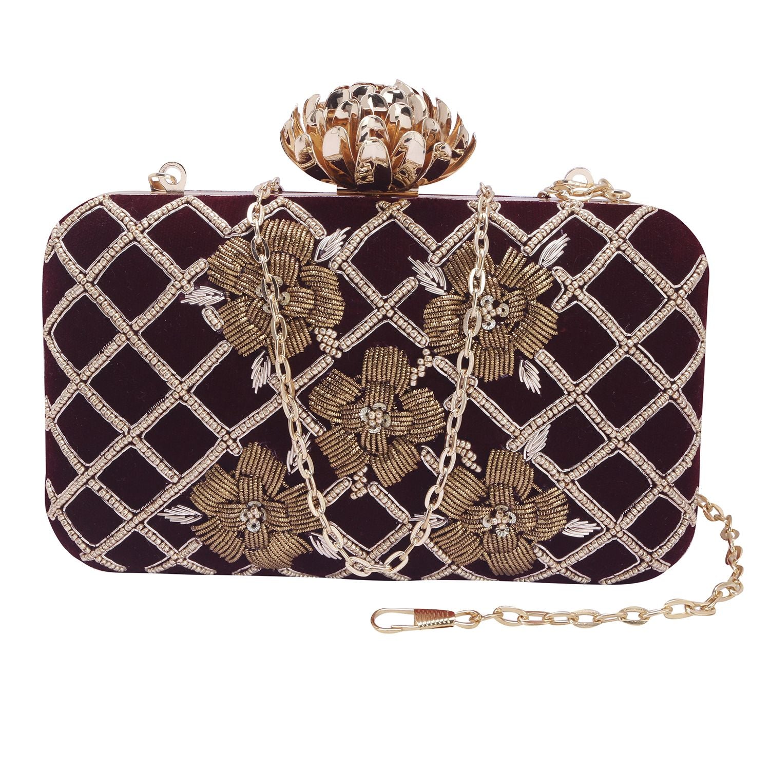 Swisni Embroidered Clutches - SWIS-713 - Detail View 7