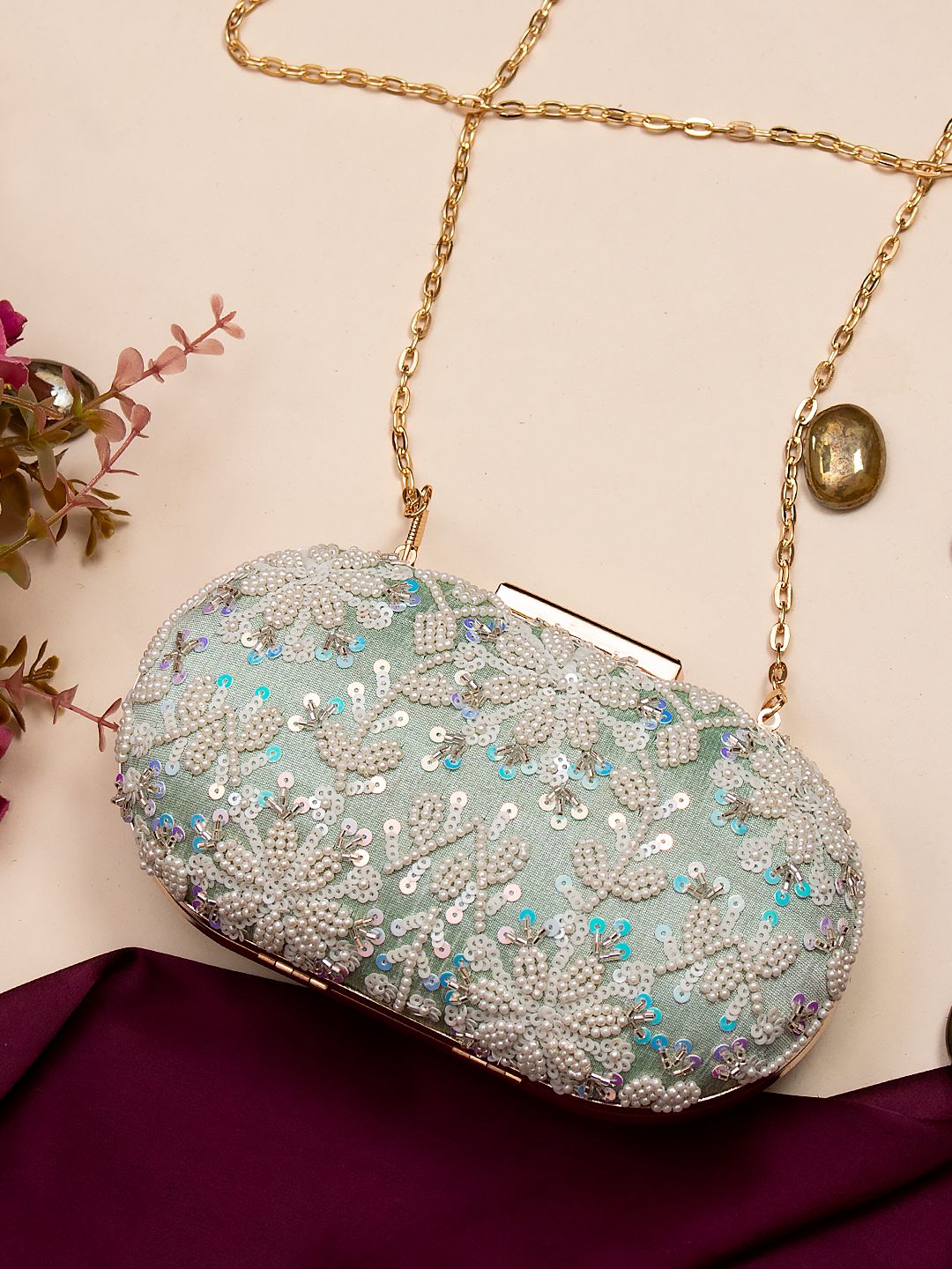 Swisni Embroidered Clutches - SWIS-741 - Detail View 10